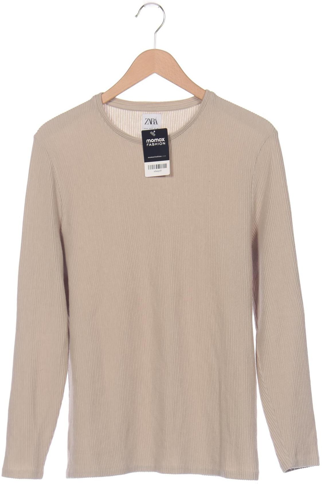 

Zara Herren Langarmshirt, beige, Gr. 48