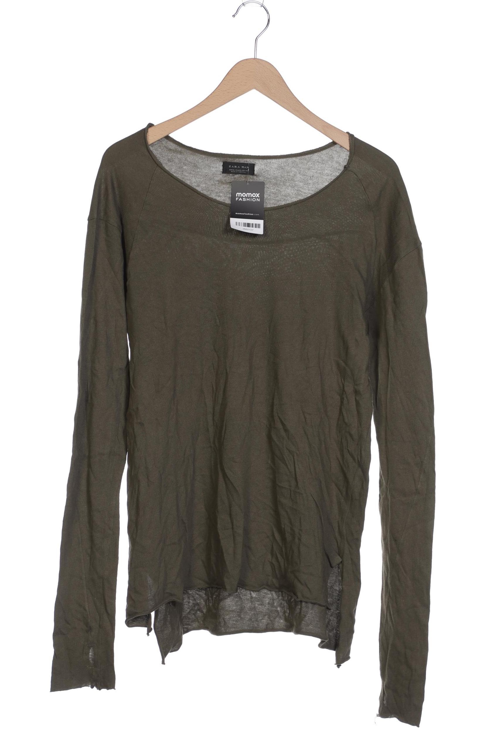 

Zara Herren Langarmshirt, grün, Gr. 54