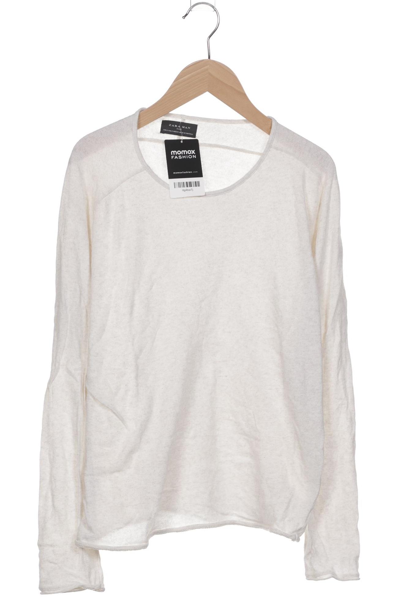 

Zara Herren Langarmshirt, cremeweiß, Gr. 46