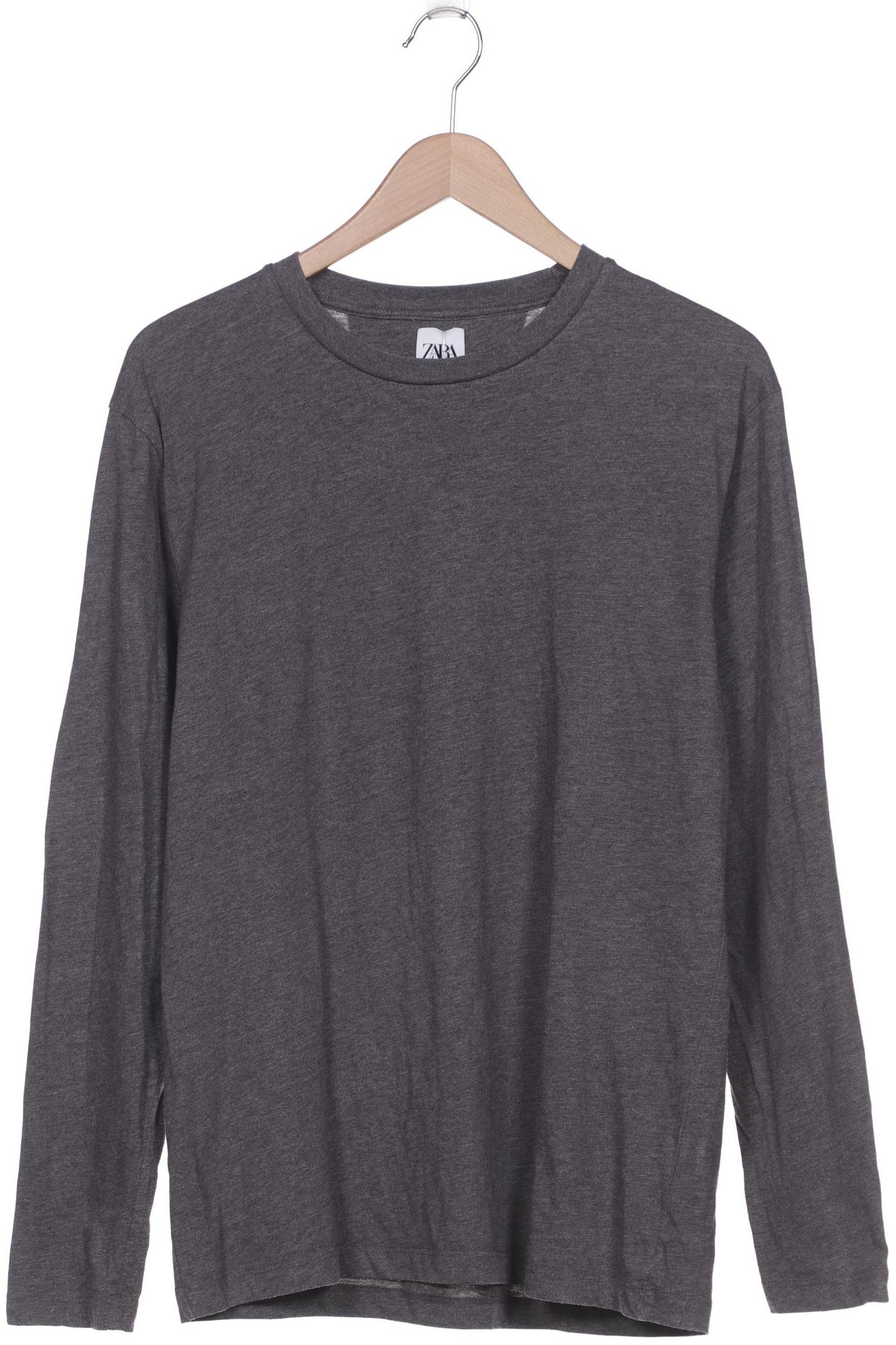 

ZARA Herren Langarmshirt, grau