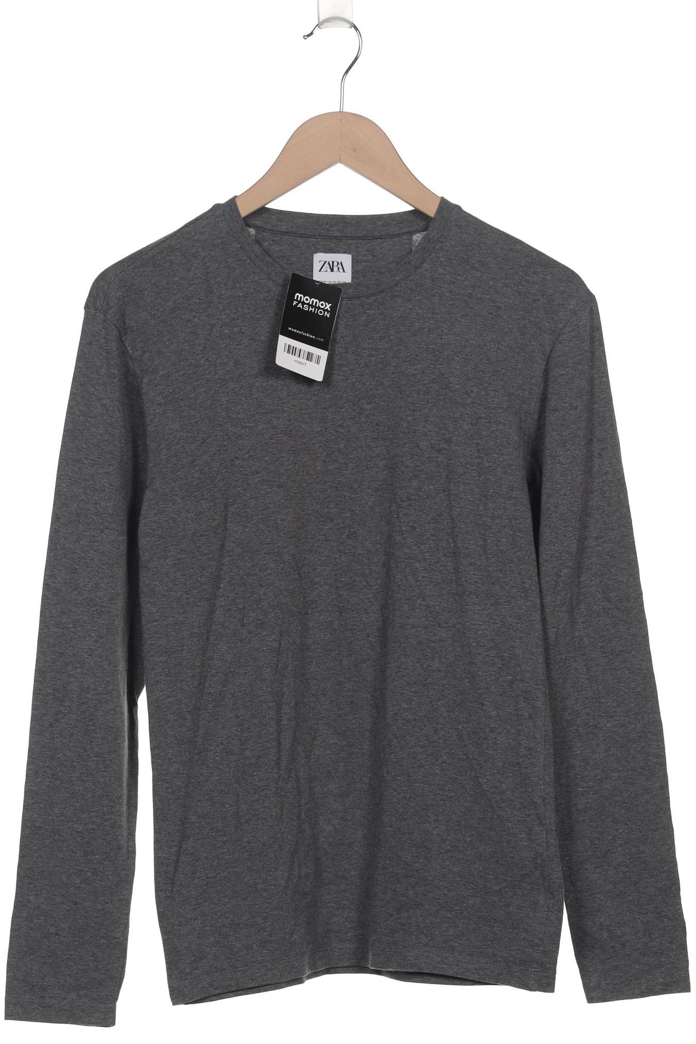 

Zara Herren Langarmshirt, grau, Gr. 48