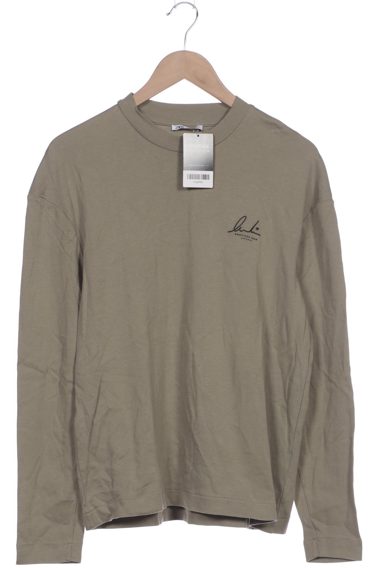 

Zara Herren Langarmshirt, hellgrün, Gr. 46