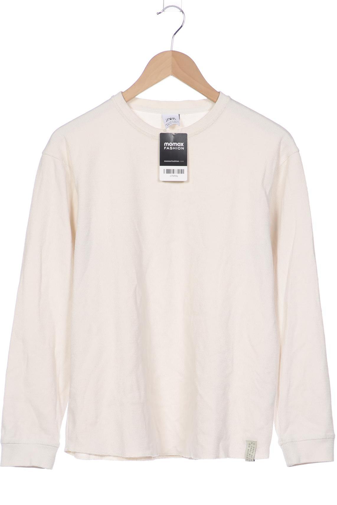 

Zara Herren Langarmshirt, cremeweiß, Gr. 48