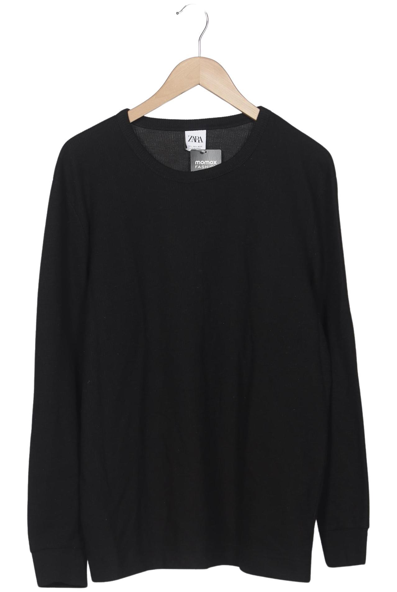 

Zara Herren Langarmshirt, schwarz, Gr. 52