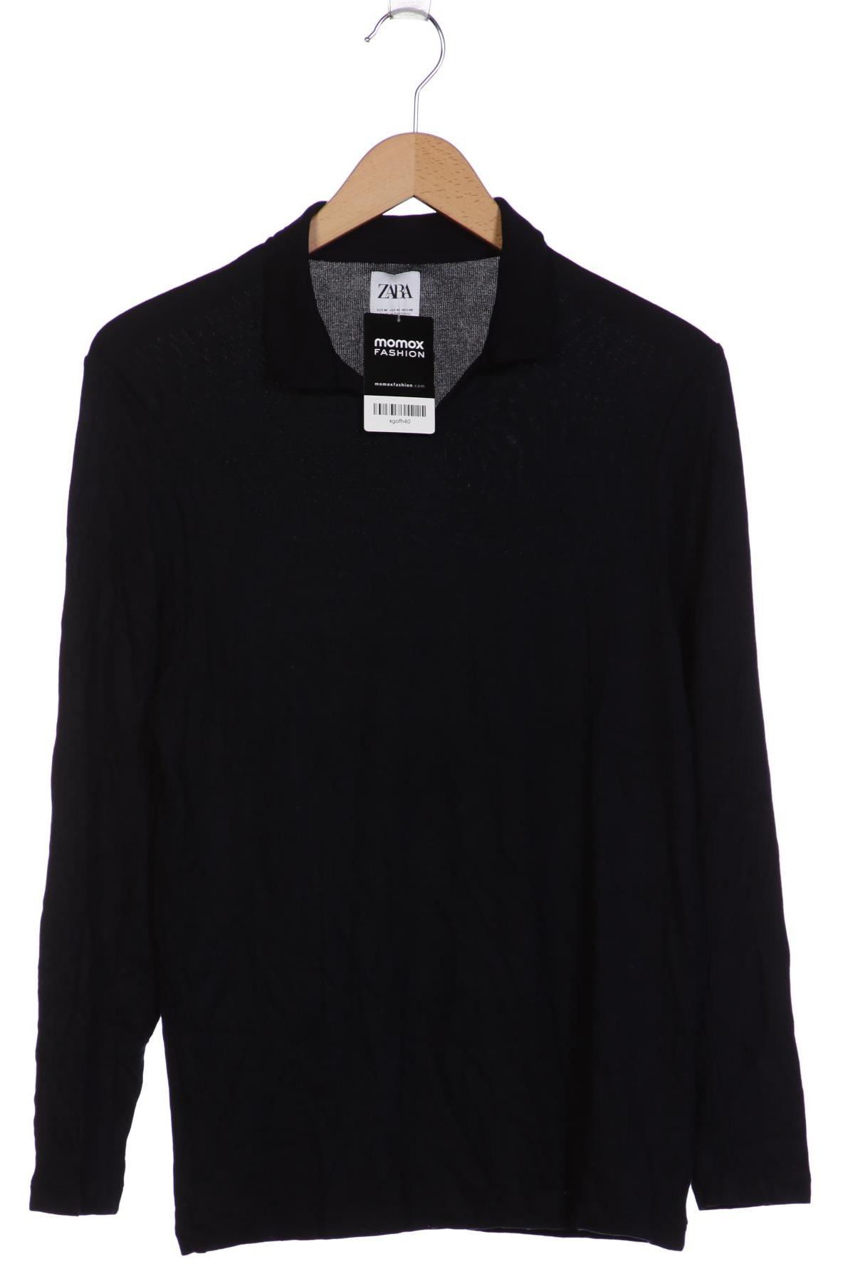 

Zara Herren Langarmshirt, marineblau, Gr. 48