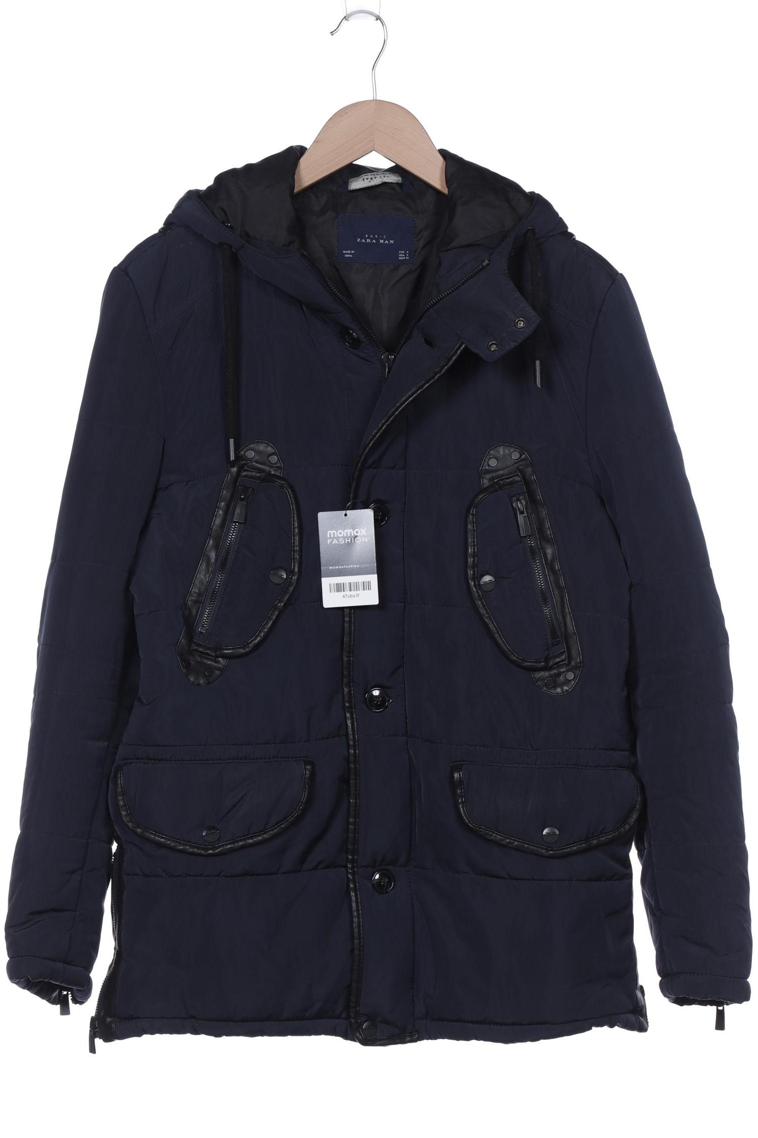 

Zara Herren Mantel, marineblau, Gr. 46