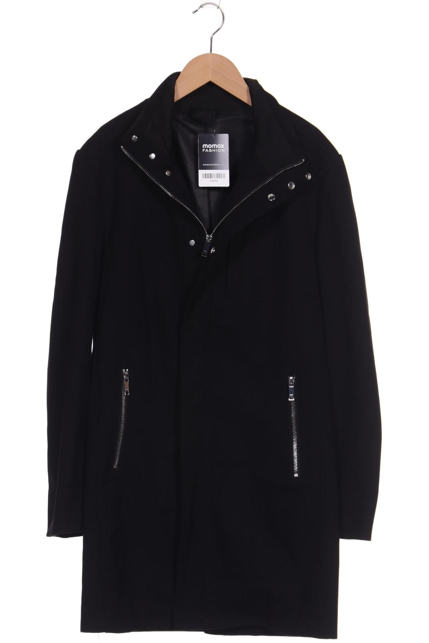 

ZARA Herren Mantel, schwarz