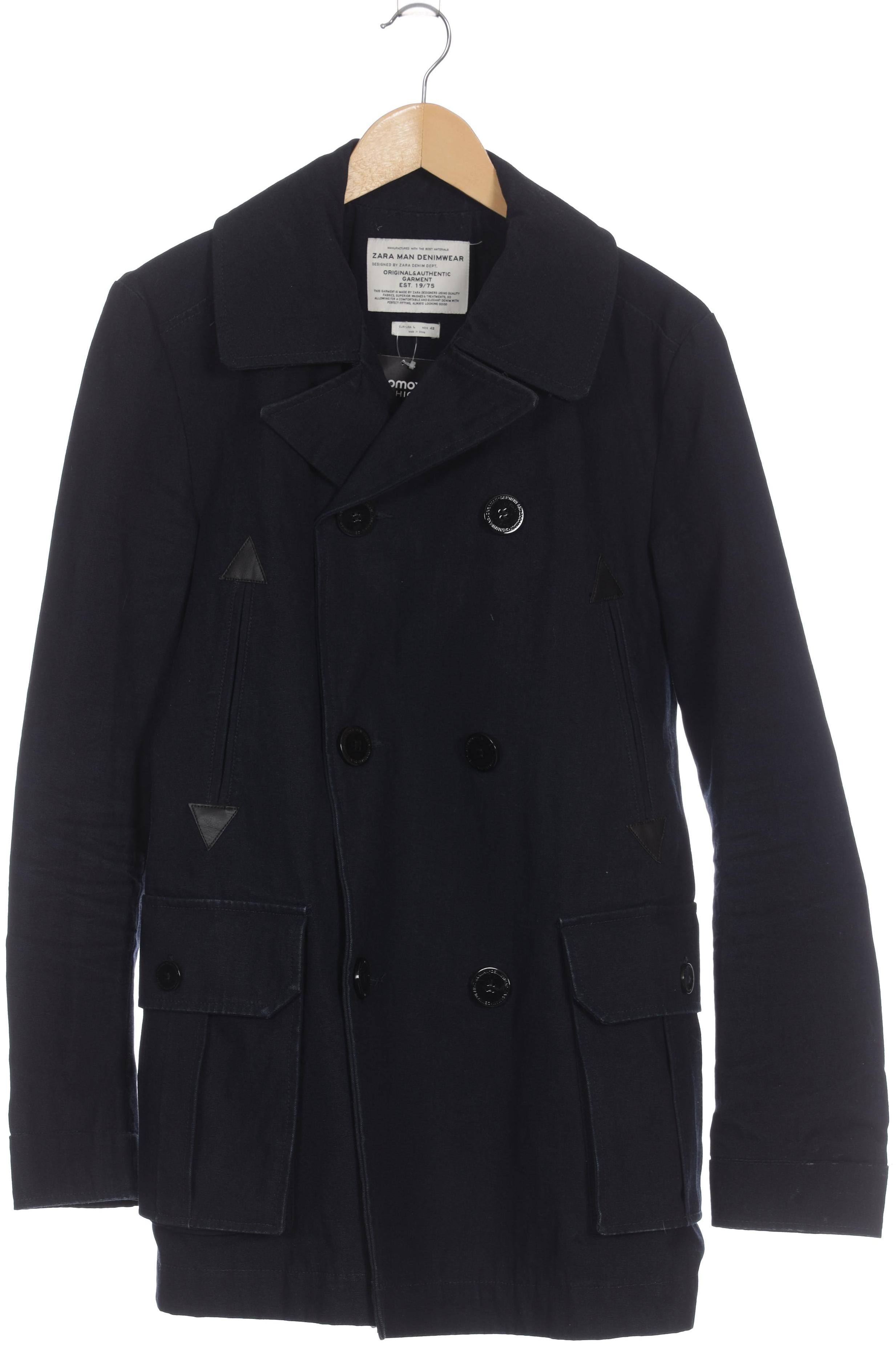 

Zara Herren Mantel, blau, Gr.