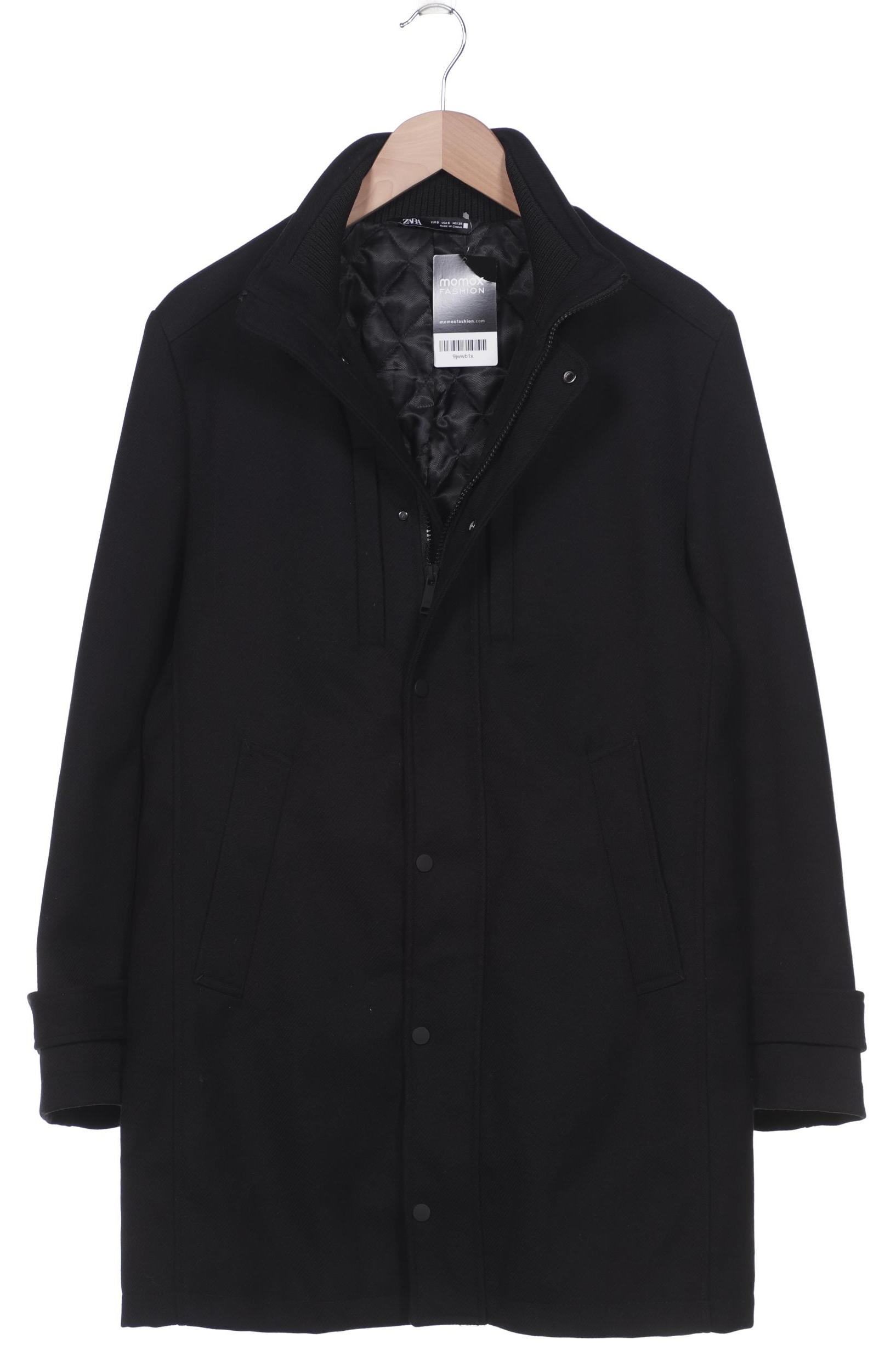 

ZARA Herren Mantel, schwarz