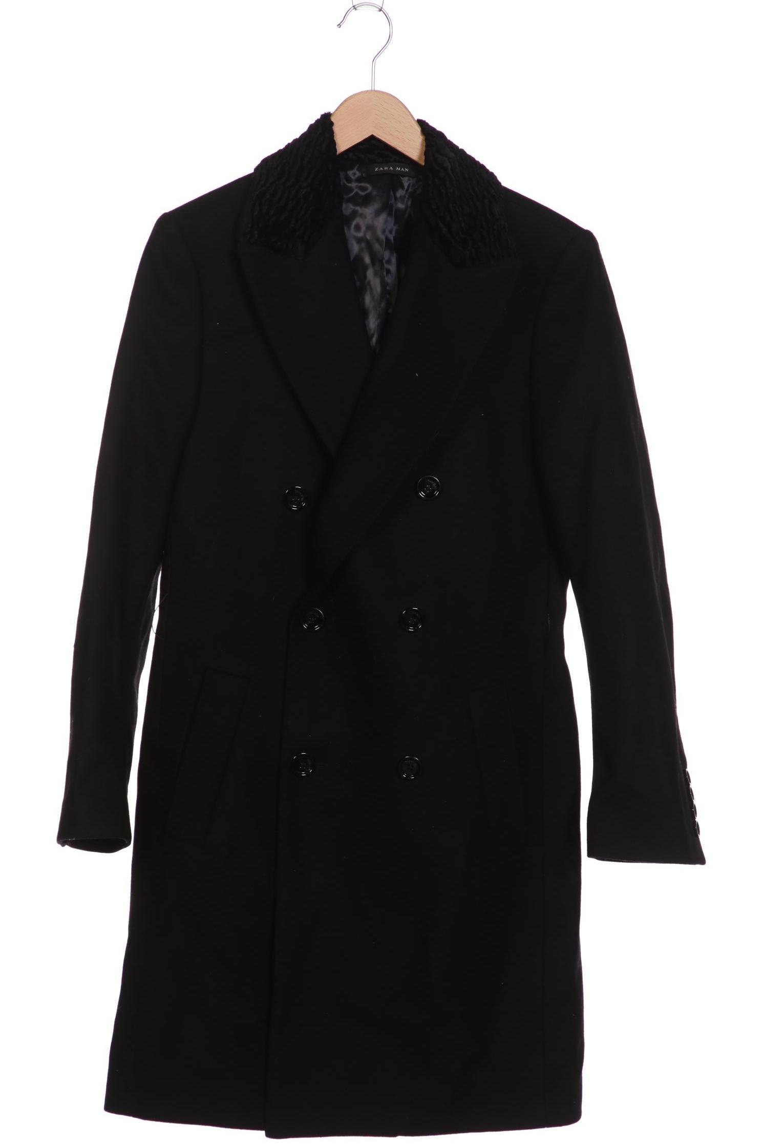 

ZARA Herren Mantel, schwarz