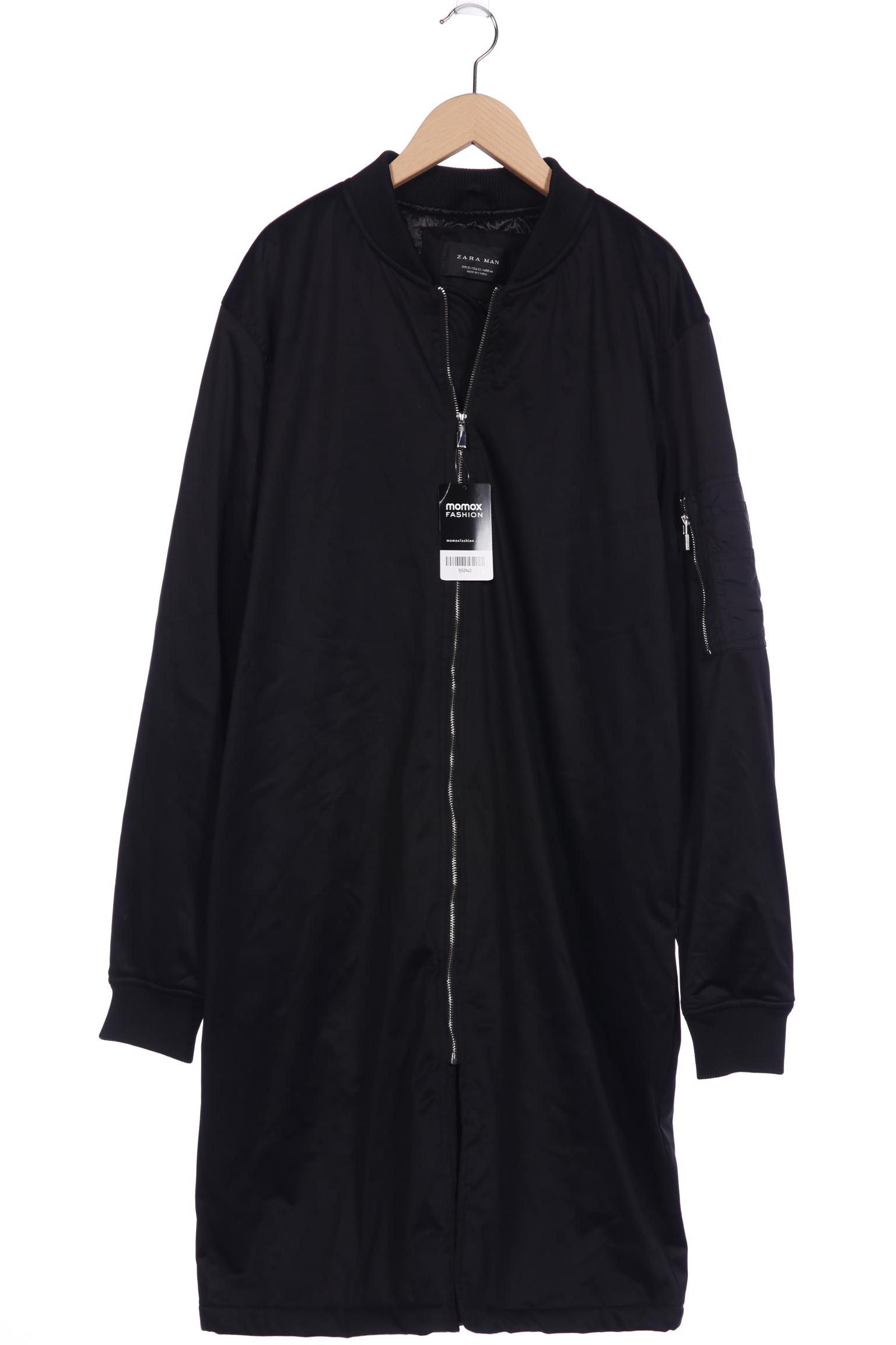 

ZARA Herren Mantel, schwarz