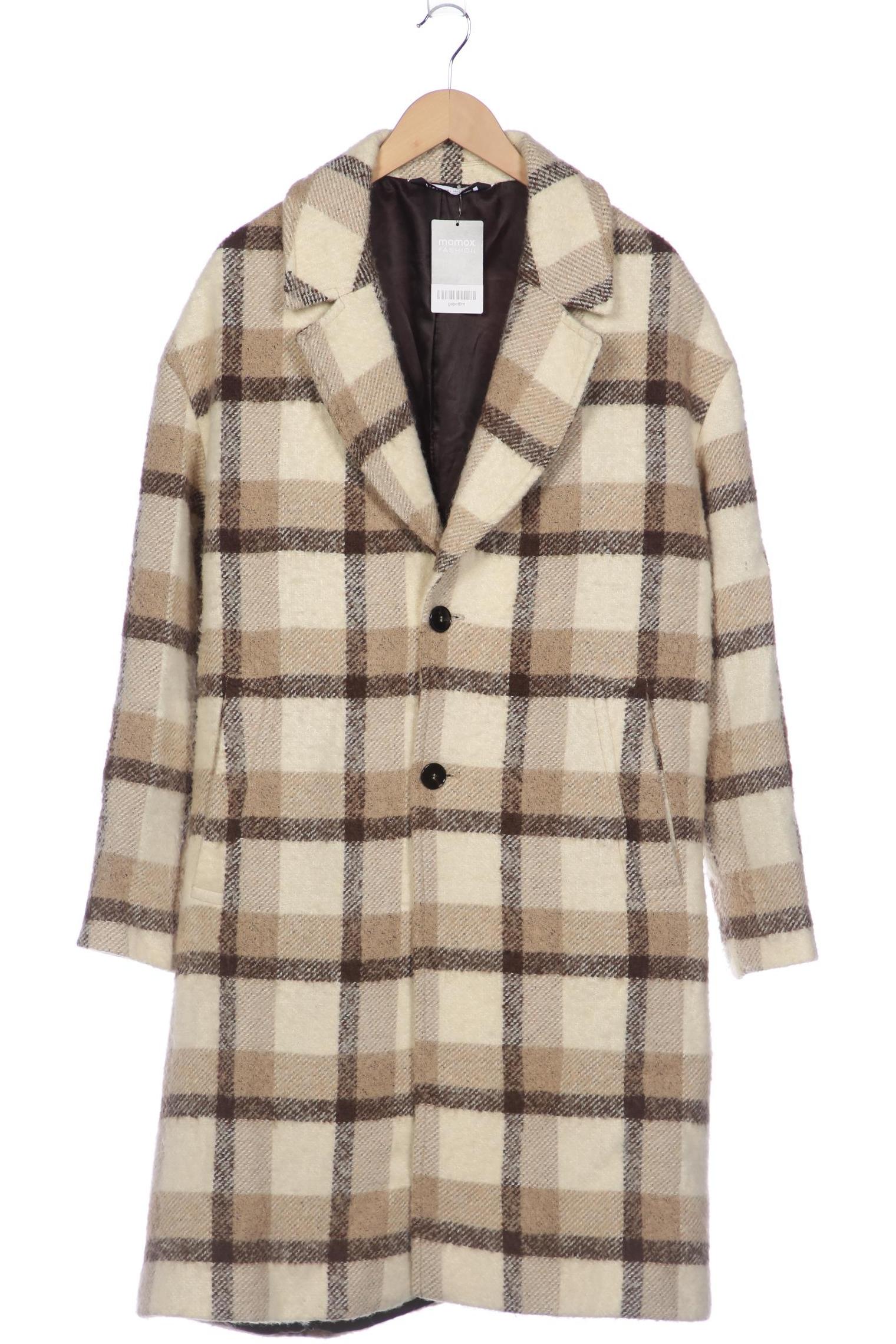 

ZARA Herren Mantel, cremeweiß