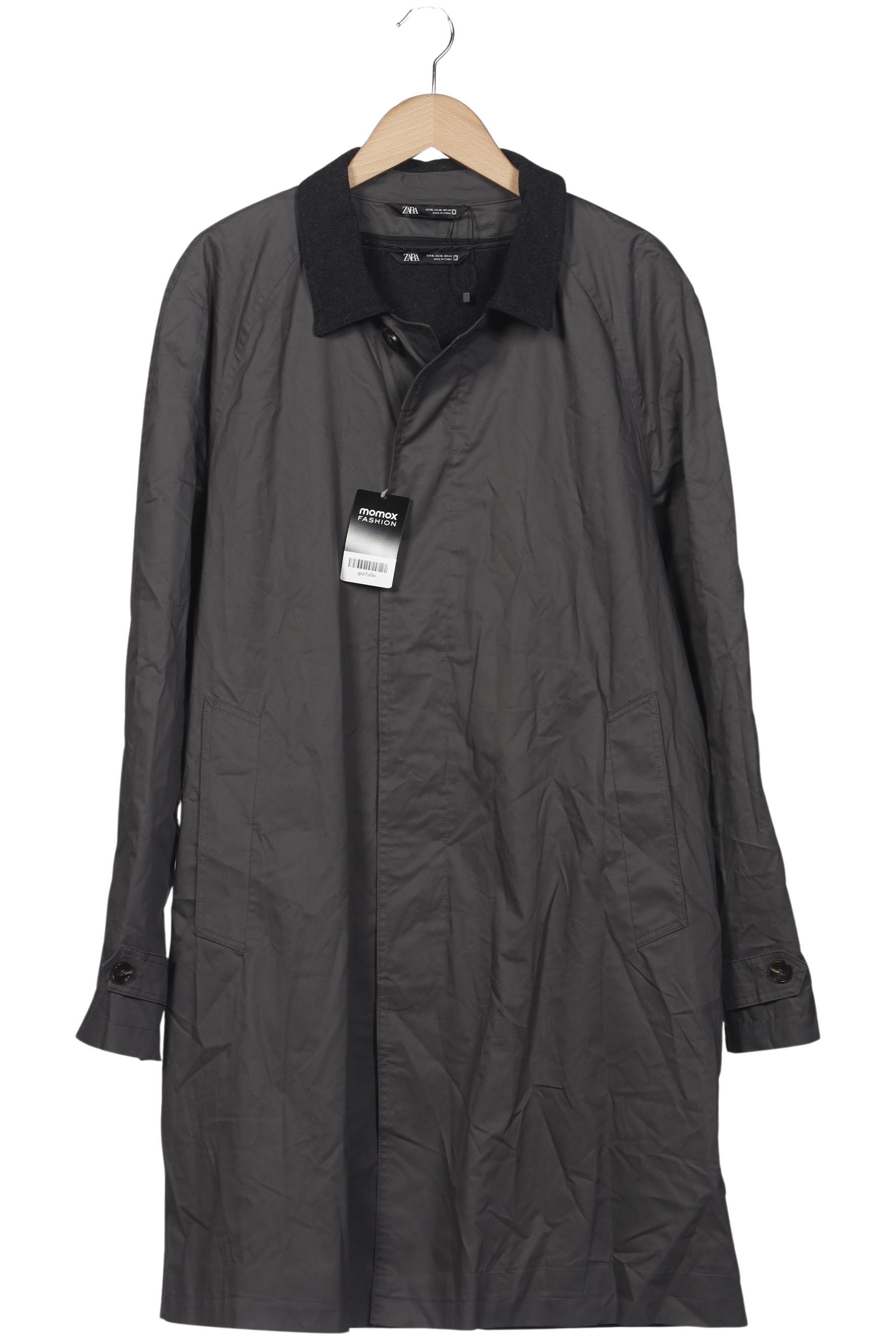 Thumbnail - Zara Herren Mantel, grau, Gr. 54