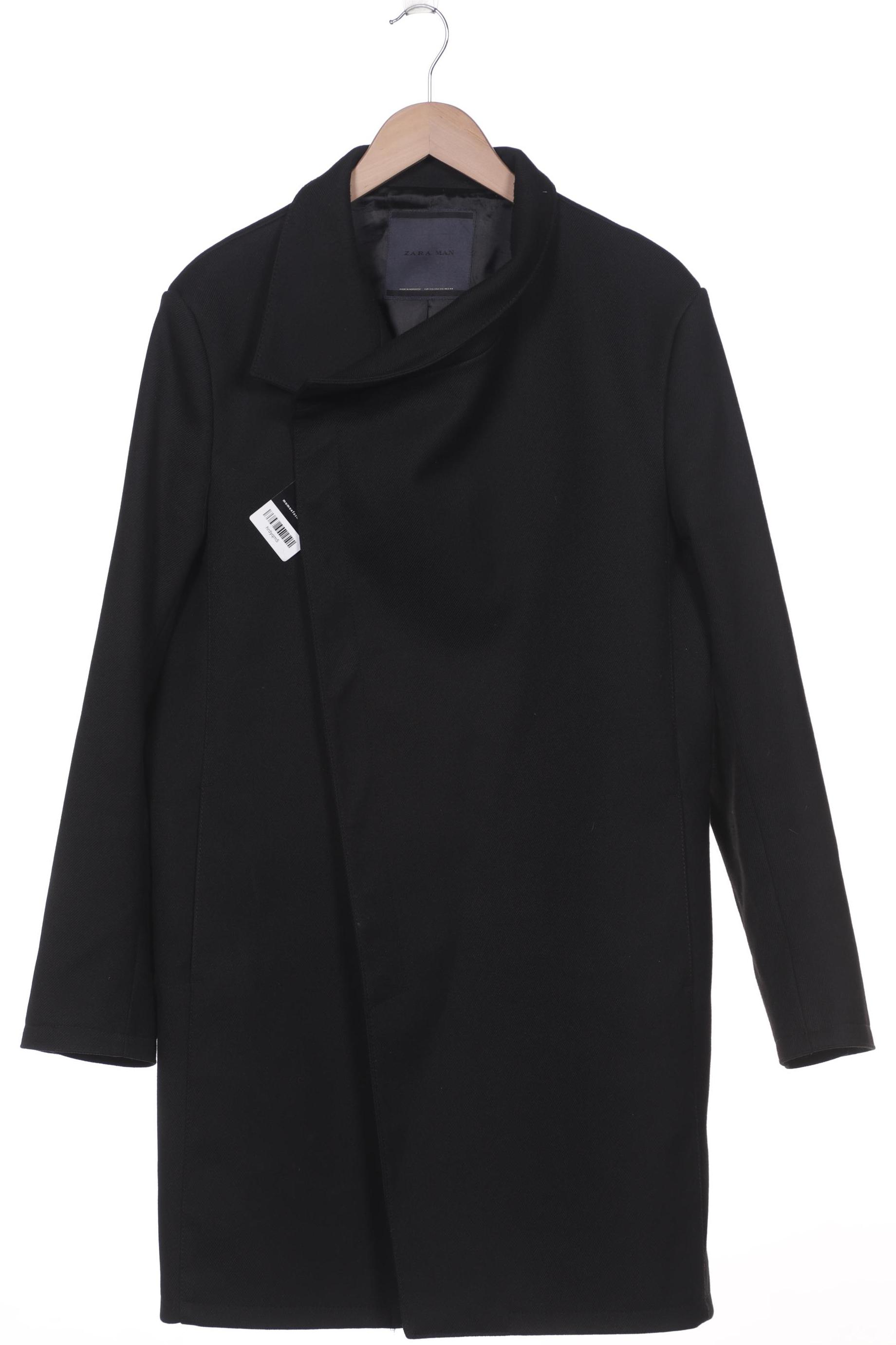 

ZARA Herren Mantel, schwarz