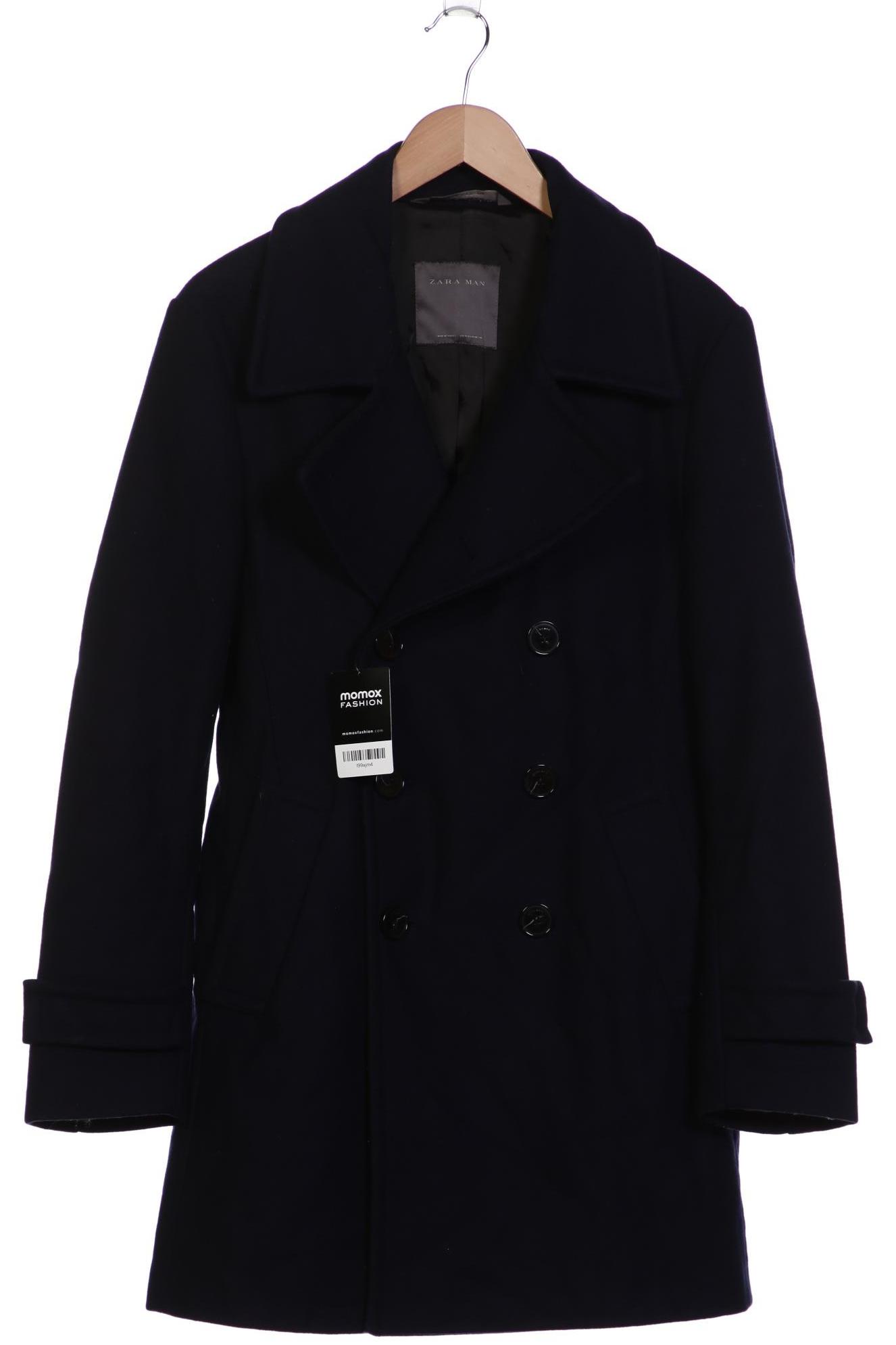 

Zara Herren Mantel, marineblau, Gr. 48