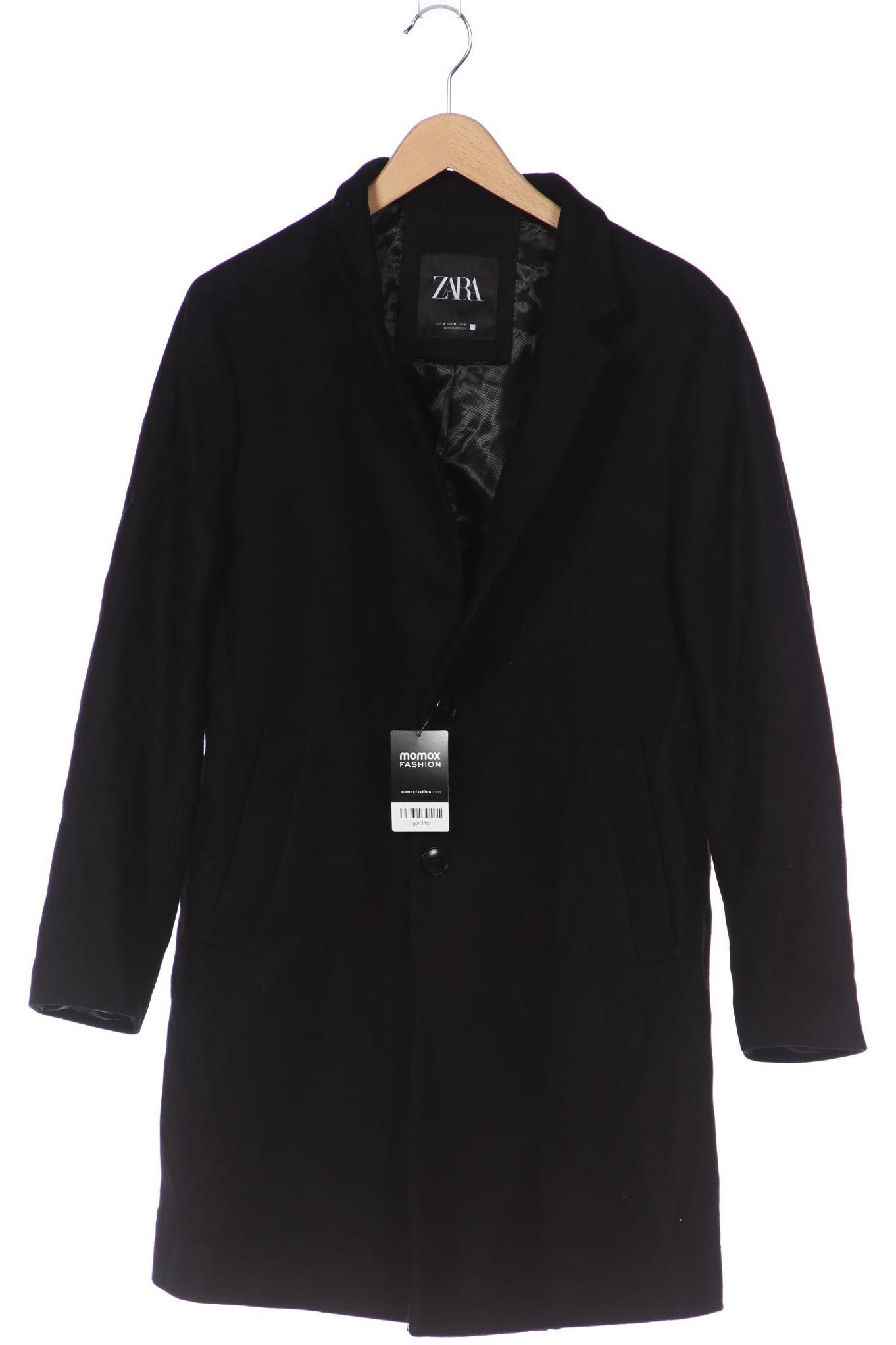 

ZARA Herren Mantel, schwarz