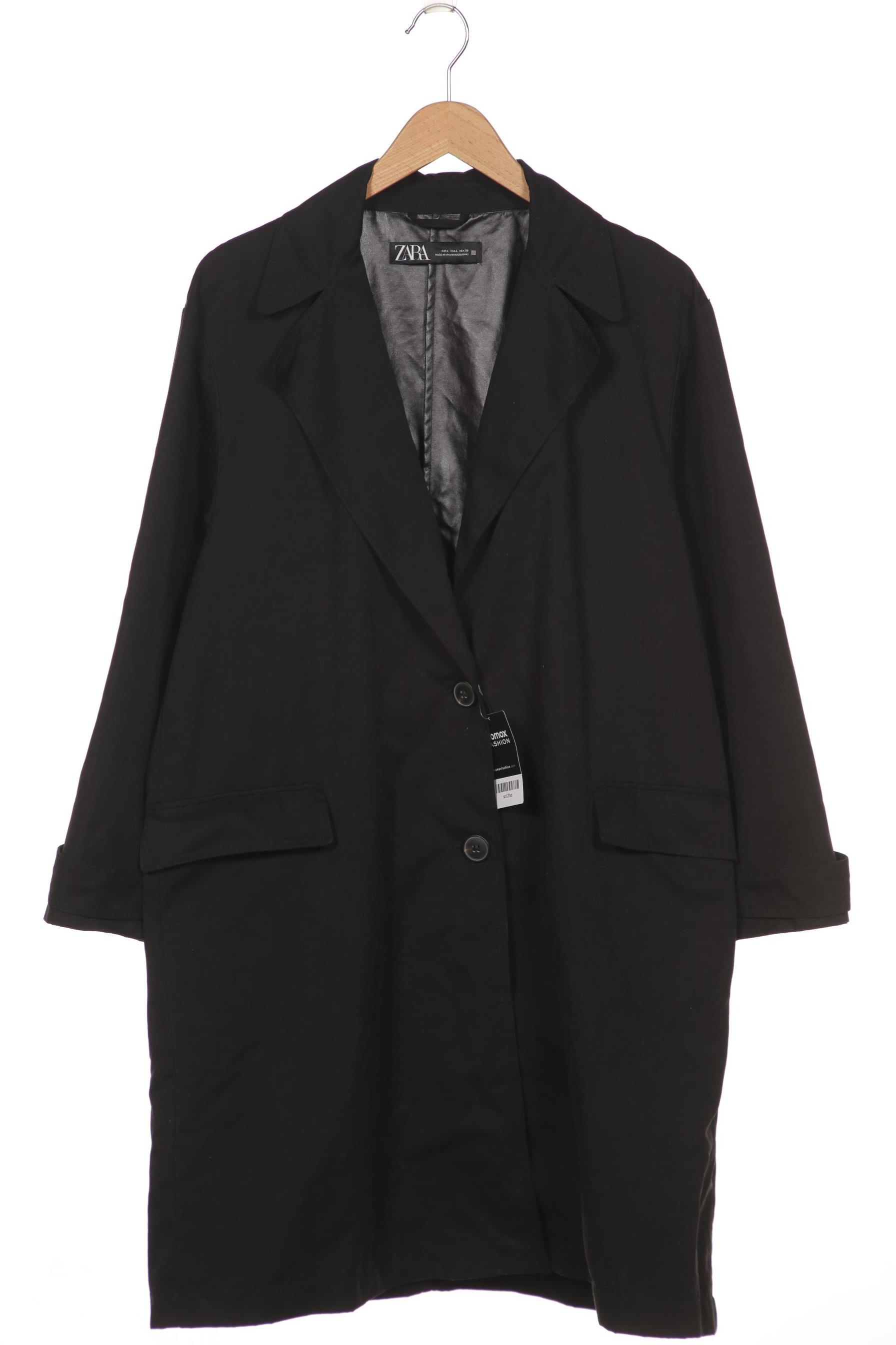 

ZARA Herren Mantel, schwarz