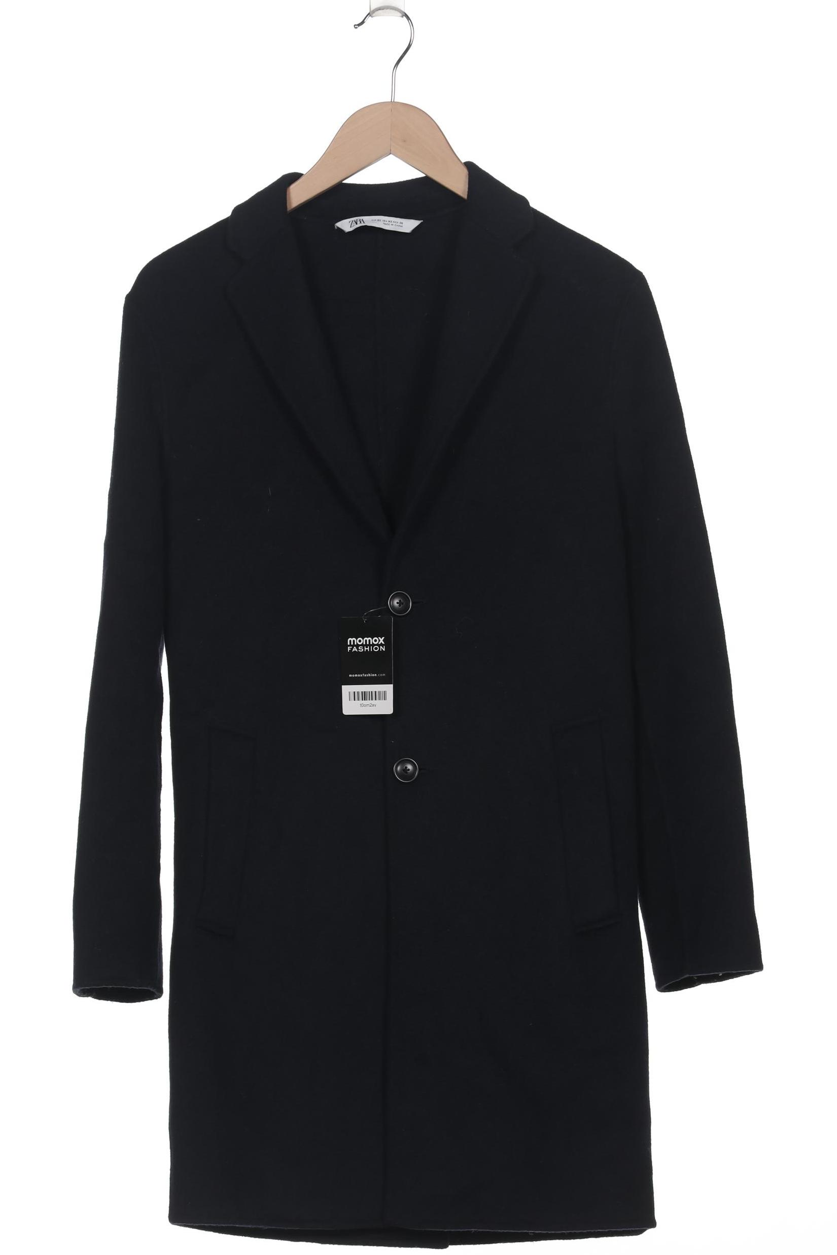 Thumbnail - Zara Herren Mantel, marineblau, Gr. 44