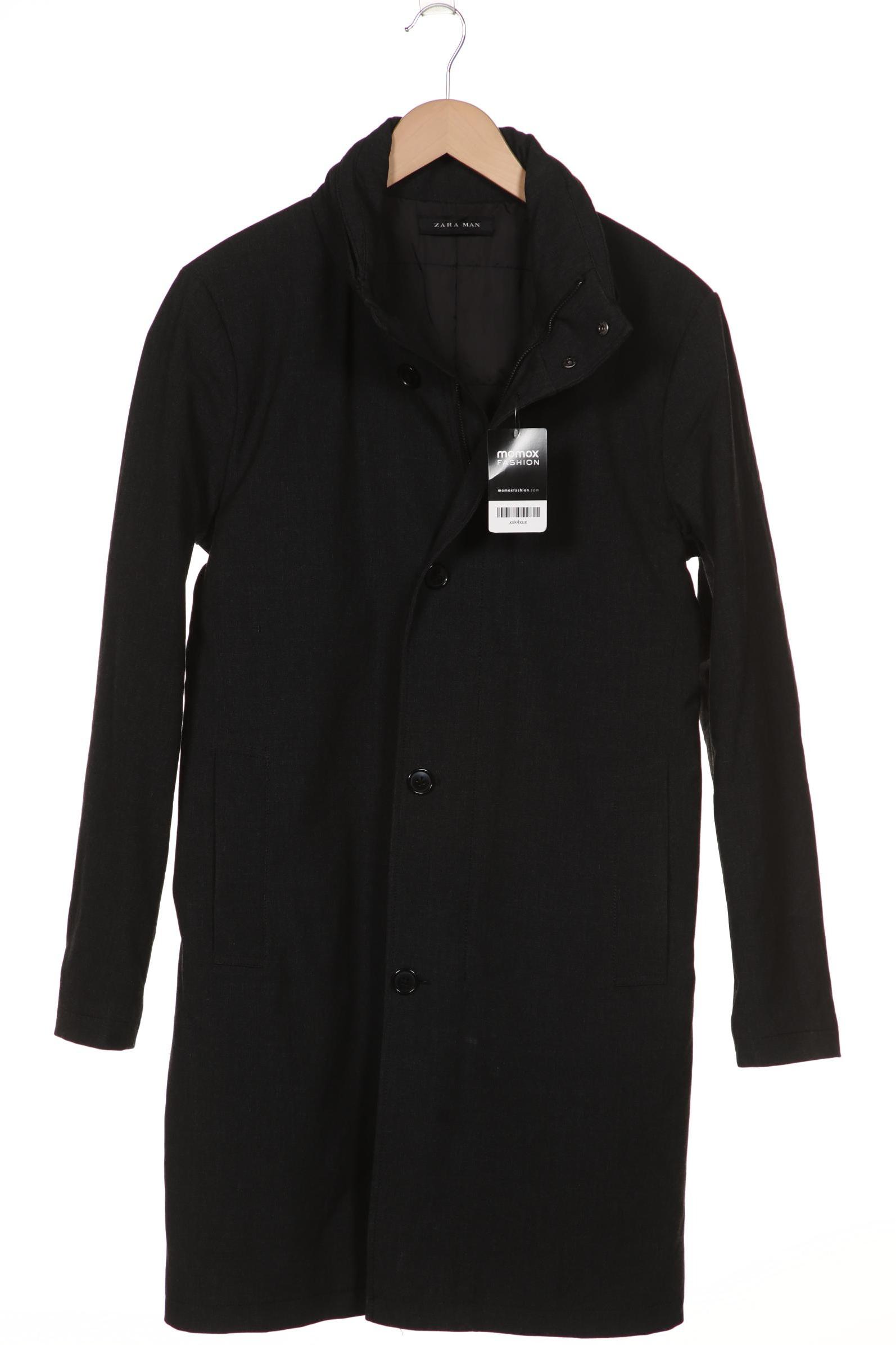 

ZARA Herren Mantel, schwarz