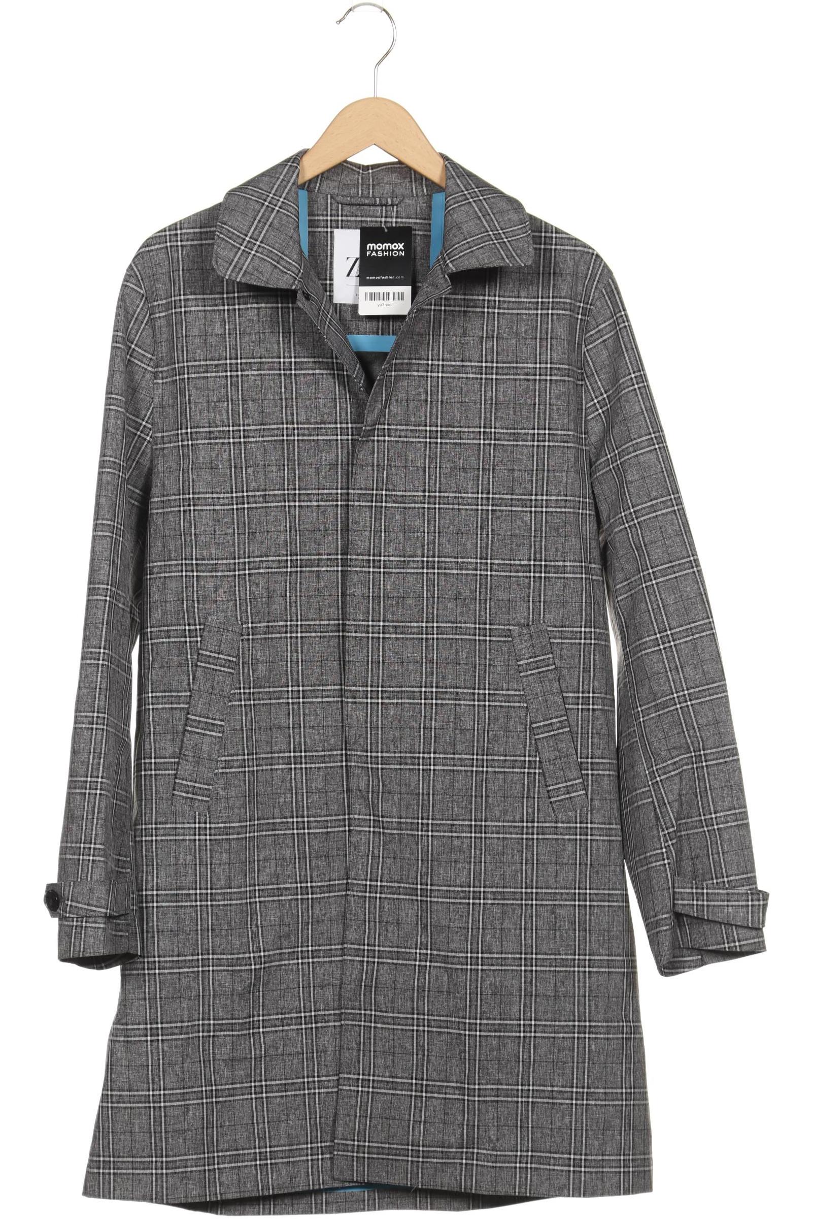 

ZARA Herren Mantel, grau