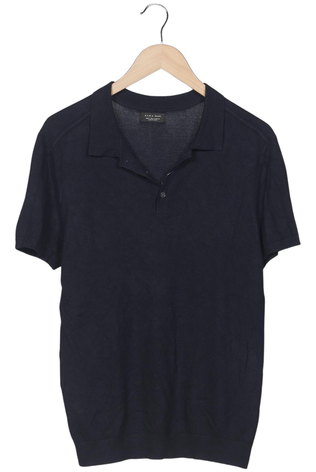 

Zara Herren Poloshirt, marineblau, Gr. 52