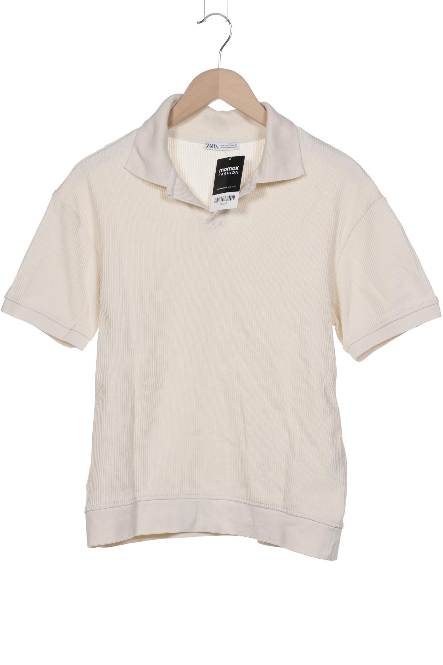 

Zara Herren Poloshirt, cremeweiß, Gr. 46