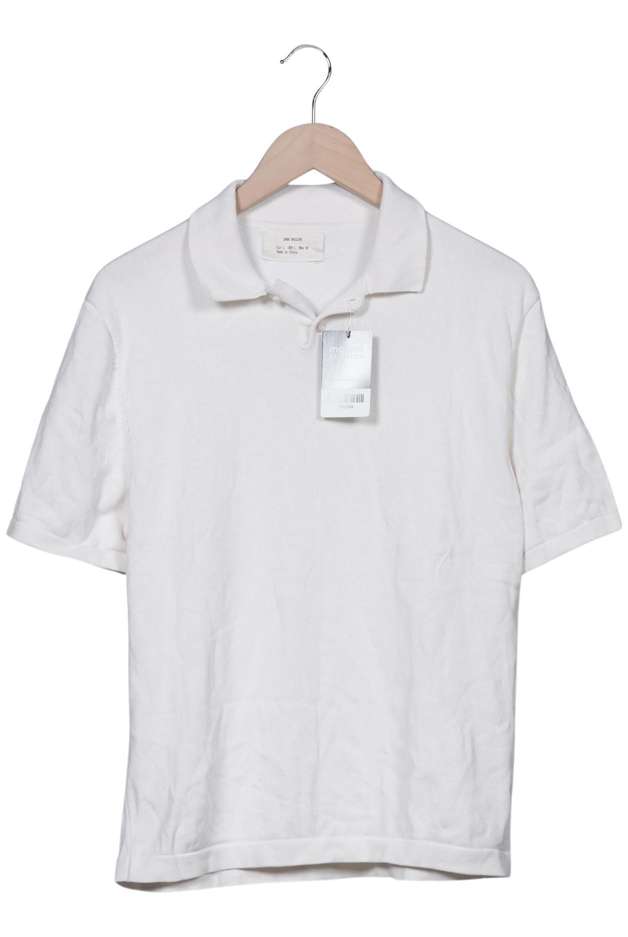 

Zara Herren Poloshirt, weiß, Gr. 52