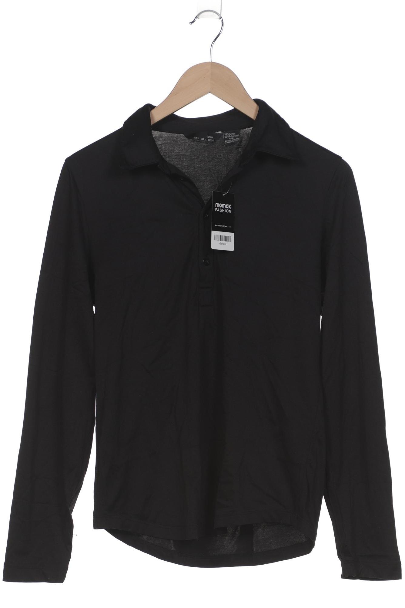 

Zara Herren Poloshirt, schwarz, Gr. 52