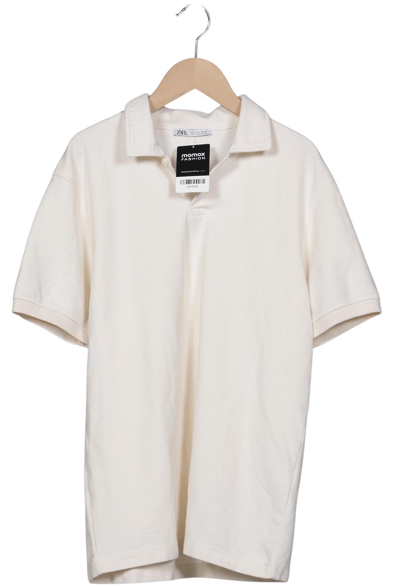 

Zara Herren Poloshirt, cremeweiß, Gr. 46