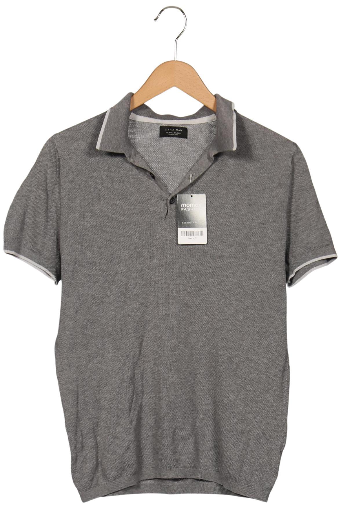 

Zara Herren Poloshirt, grau, Gr. 48