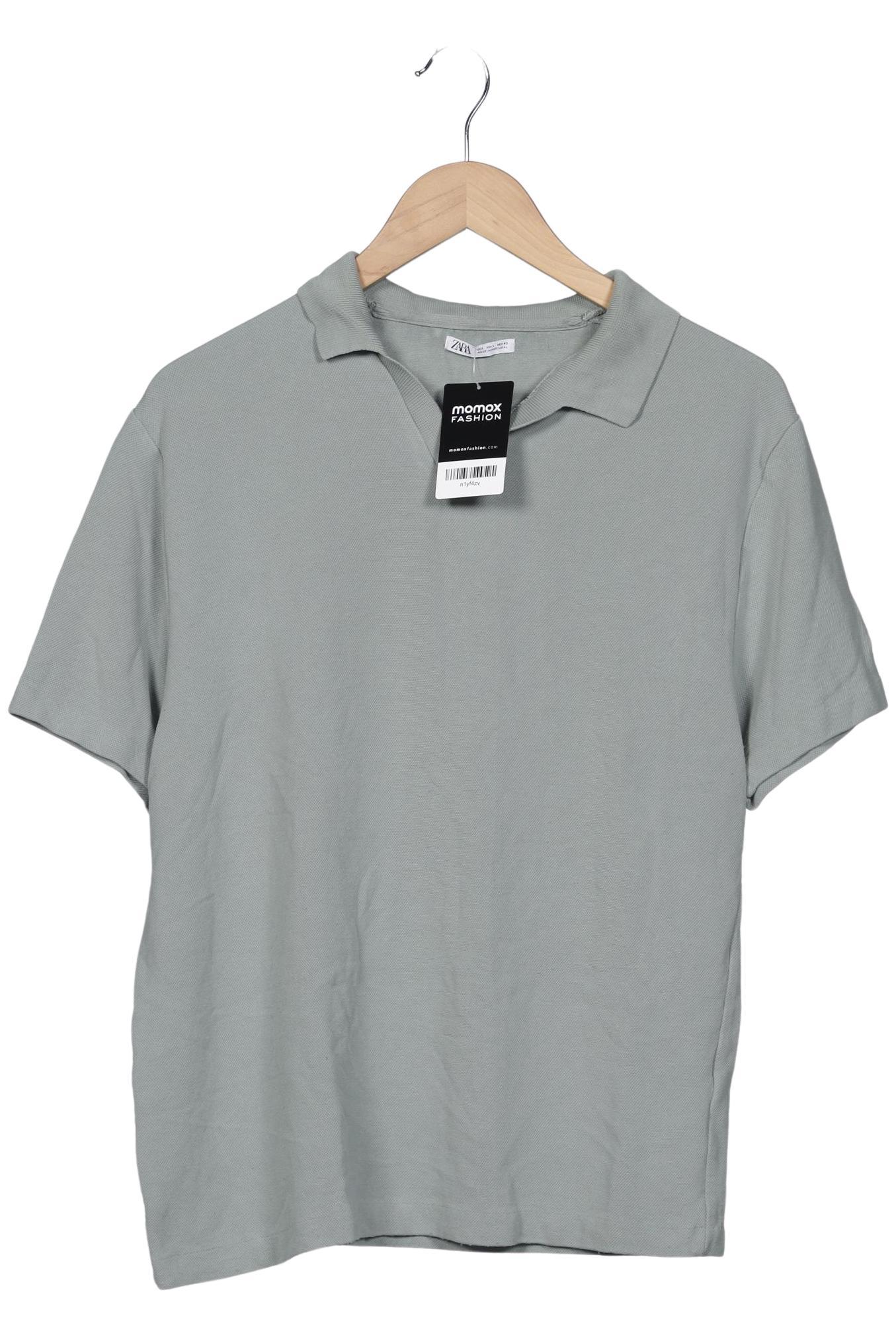 

Zara Herren Poloshirt, grün, Gr. 52
