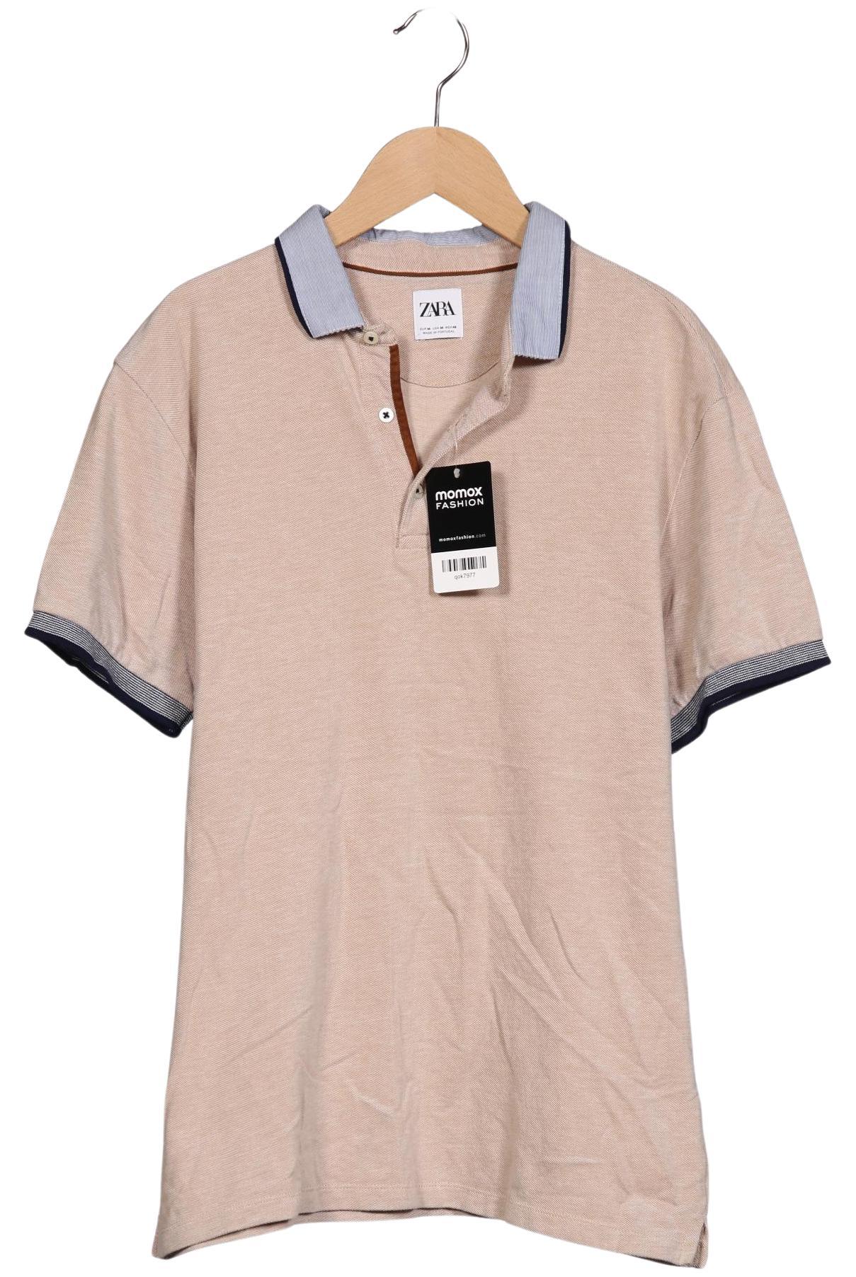 

Zara Herren Poloshirt, beige, Gr. 48