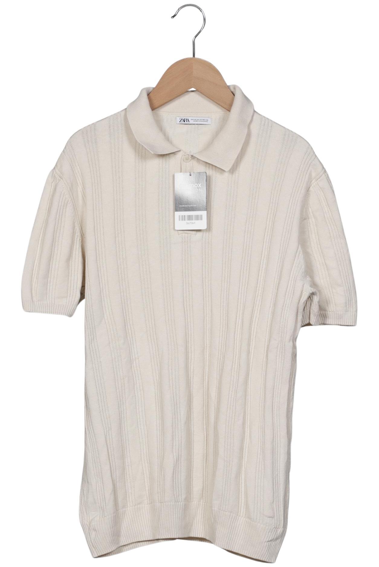 

Zara Herren Poloshirt, cremeweiß, Gr. 48