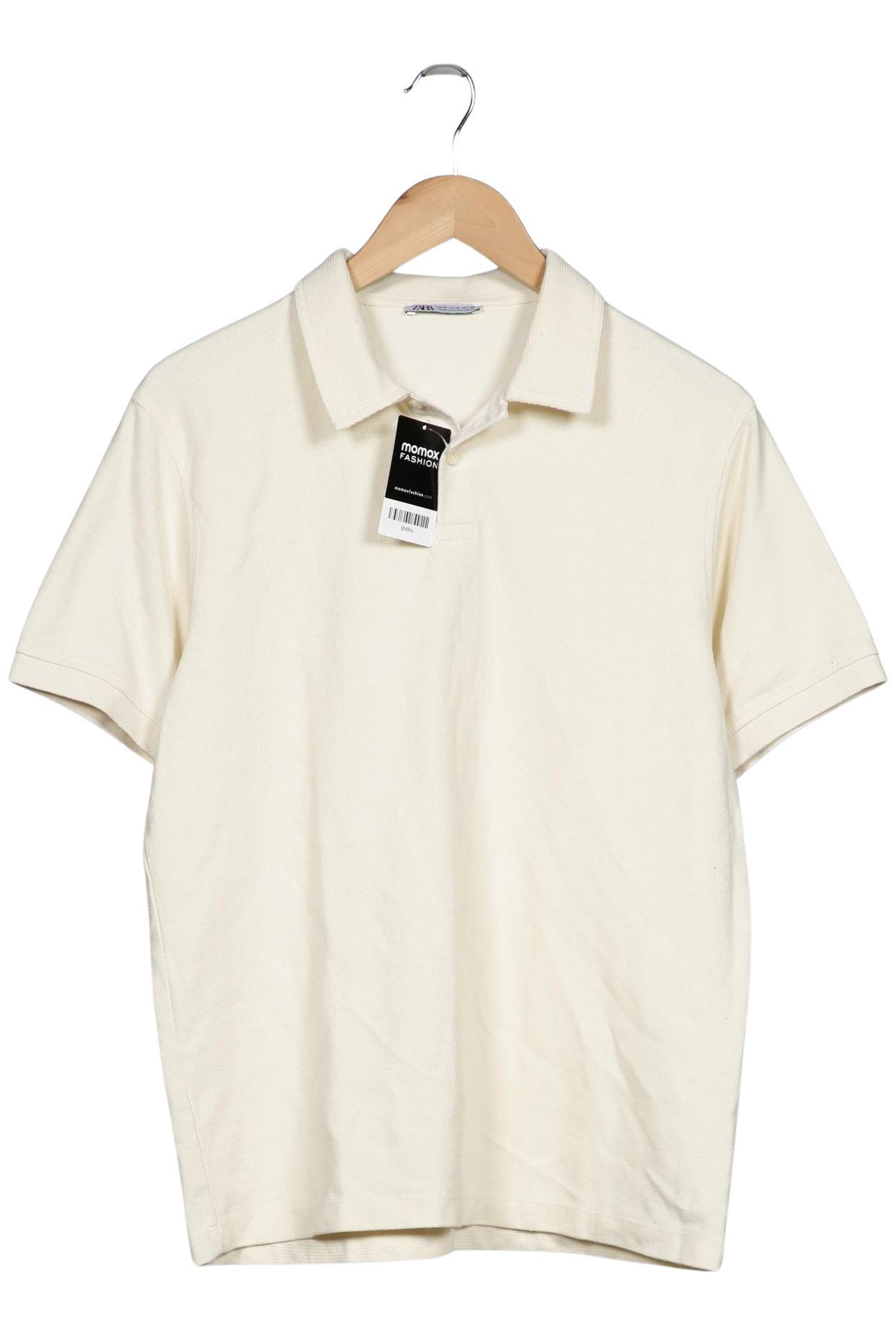 

Zara Herren Poloshirt, cremeweiß, Gr. 48