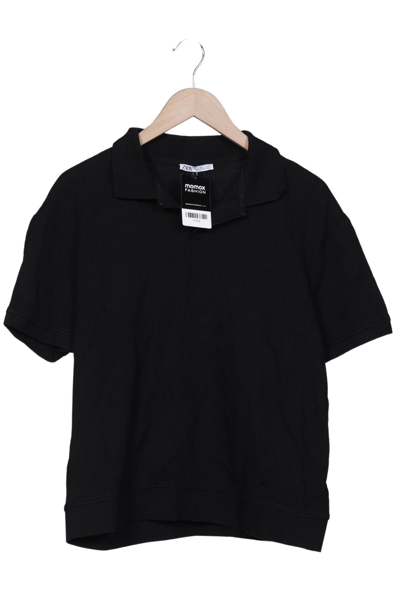 

Zara Herren Poloshirt, schwarz, Gr. 52