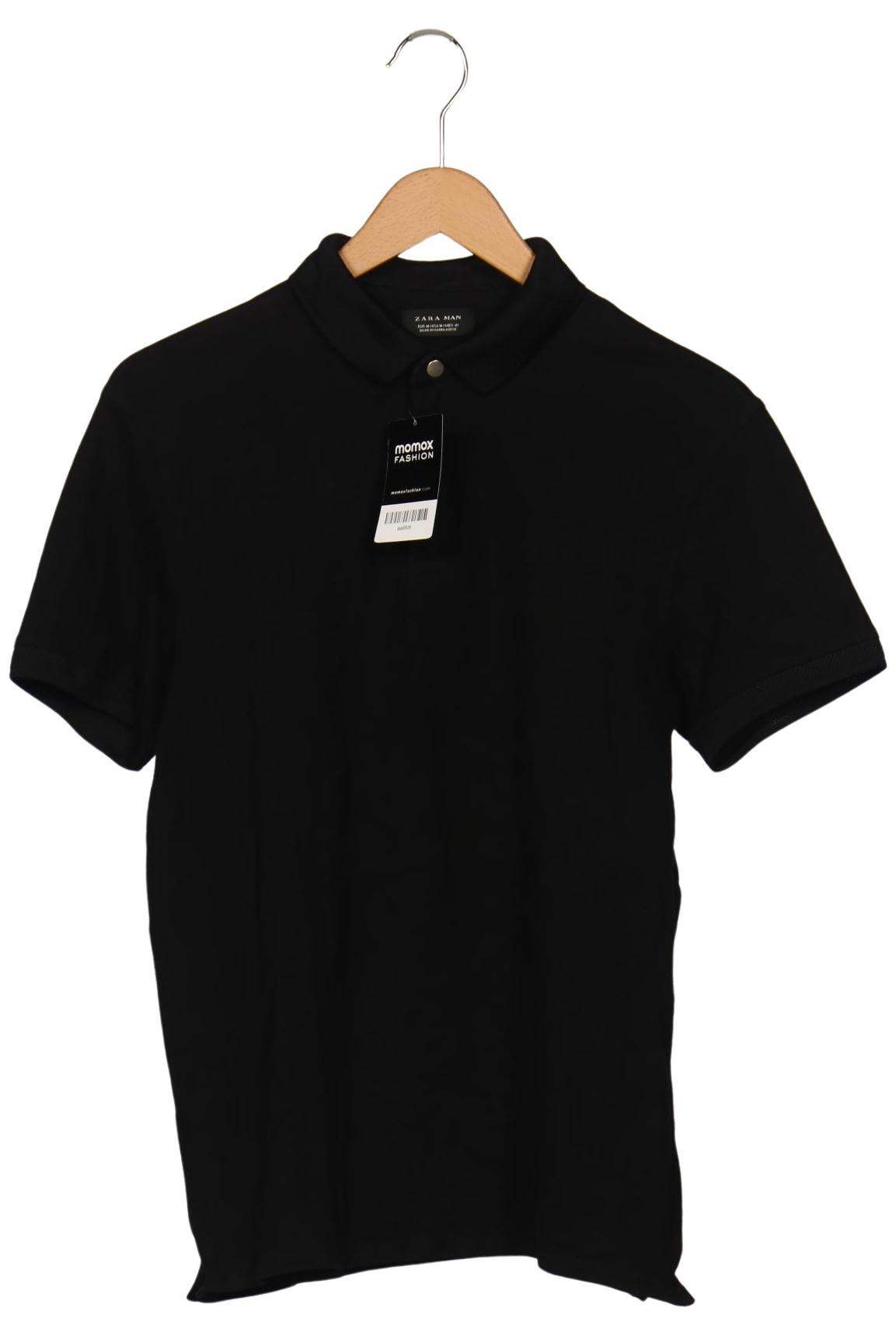 

Zara Herren Poloshirt, schwarz, Gr. 48