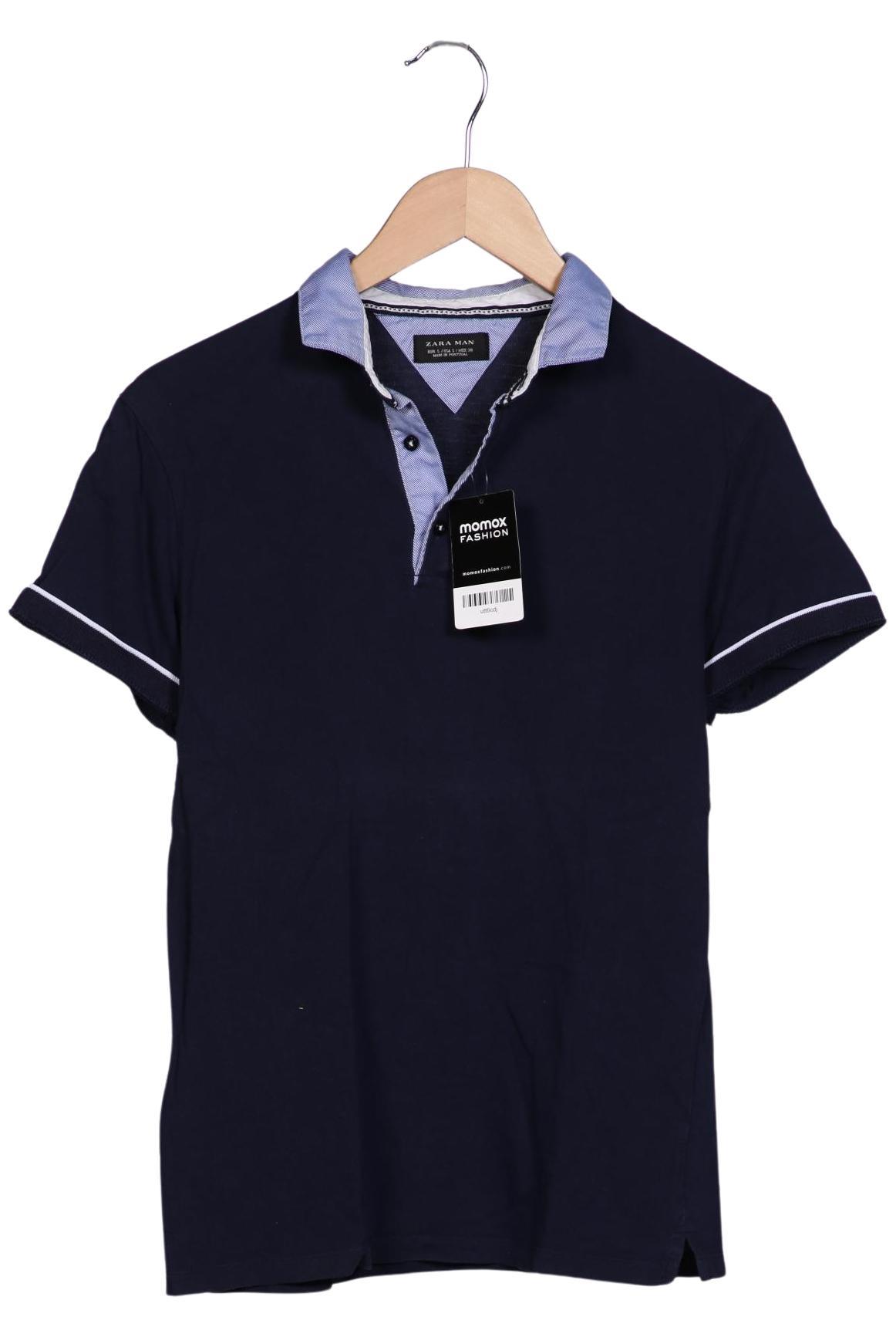 

Zara Herren Poloshirt, marineblau, Gr. 46