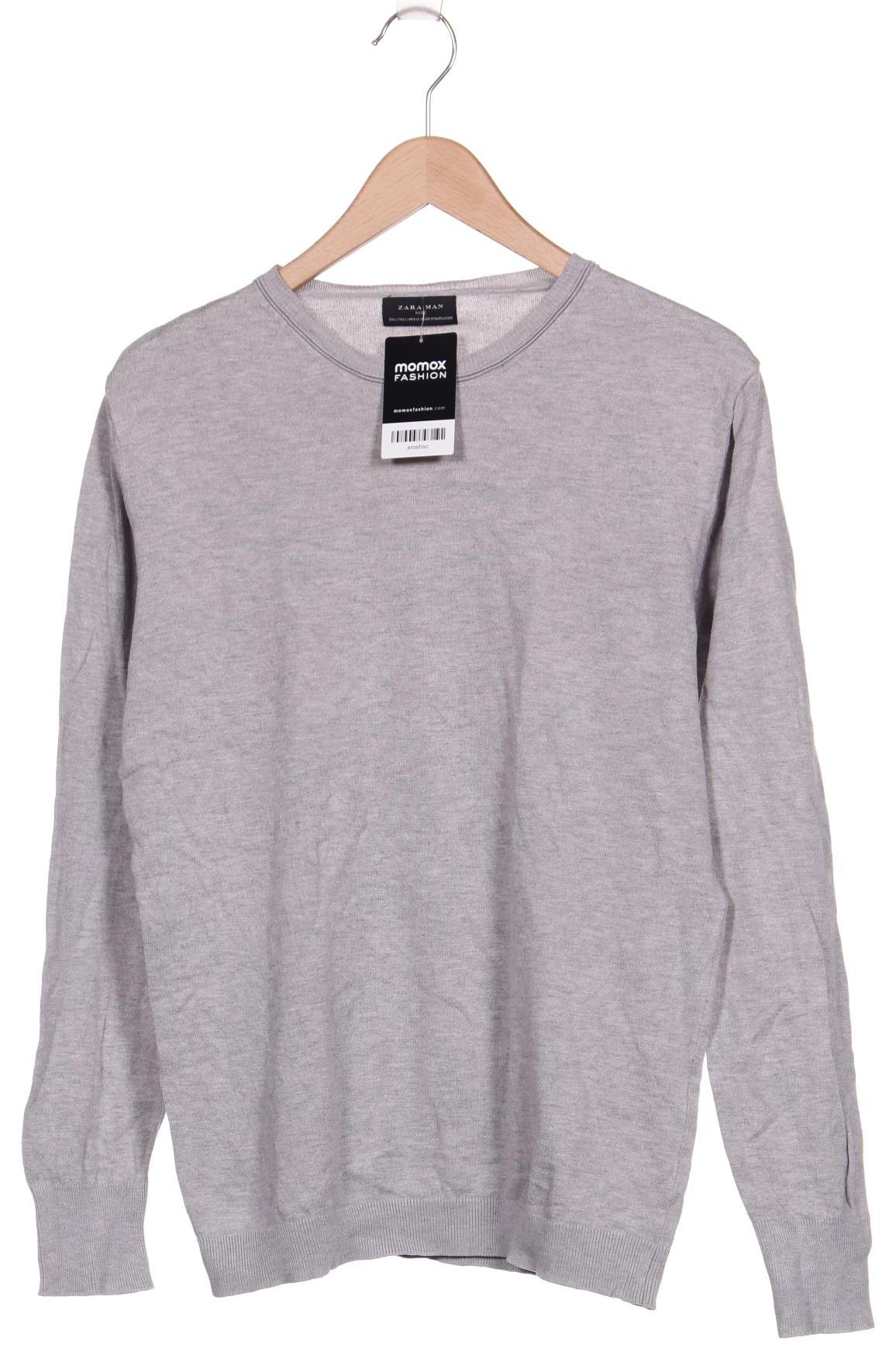 

ZARA Herren Pullover, grau