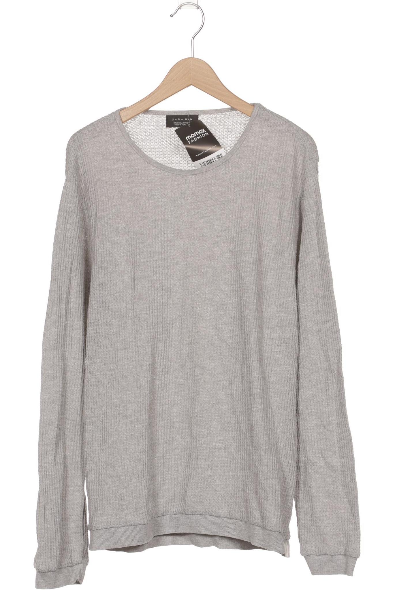 

ZARA Herren Pullover, grau