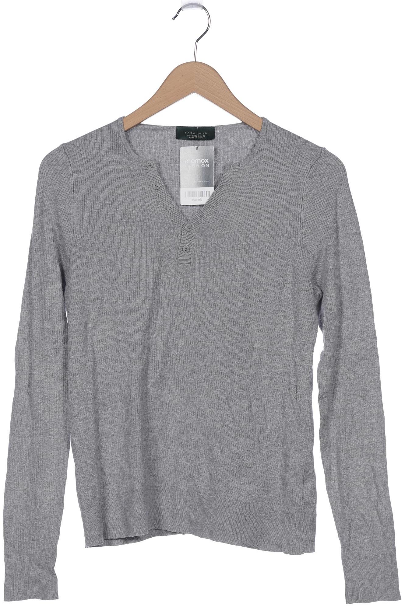 

ZARA Herren Pullover, grau