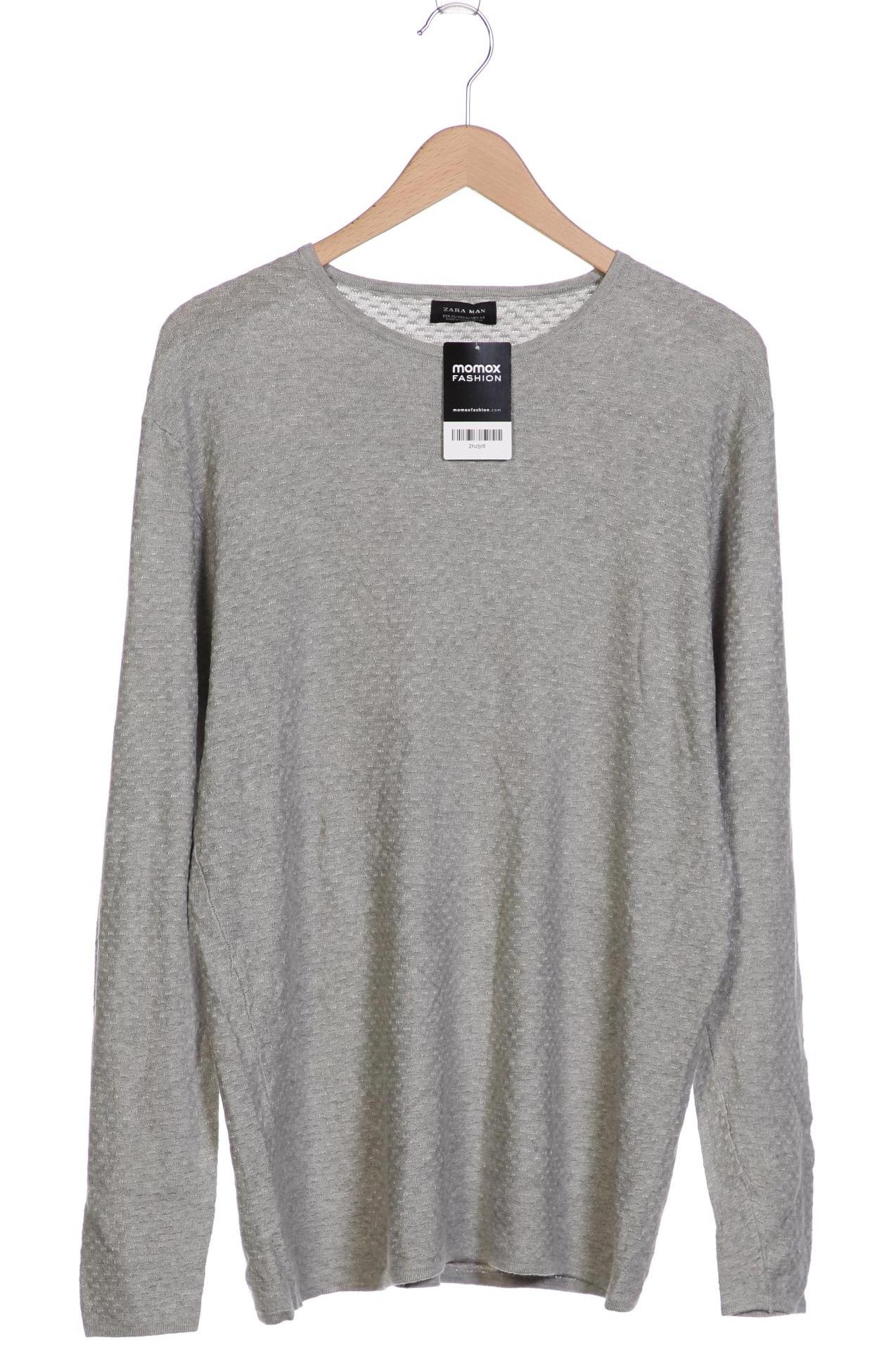 

ZARA Herren Pullover, grau