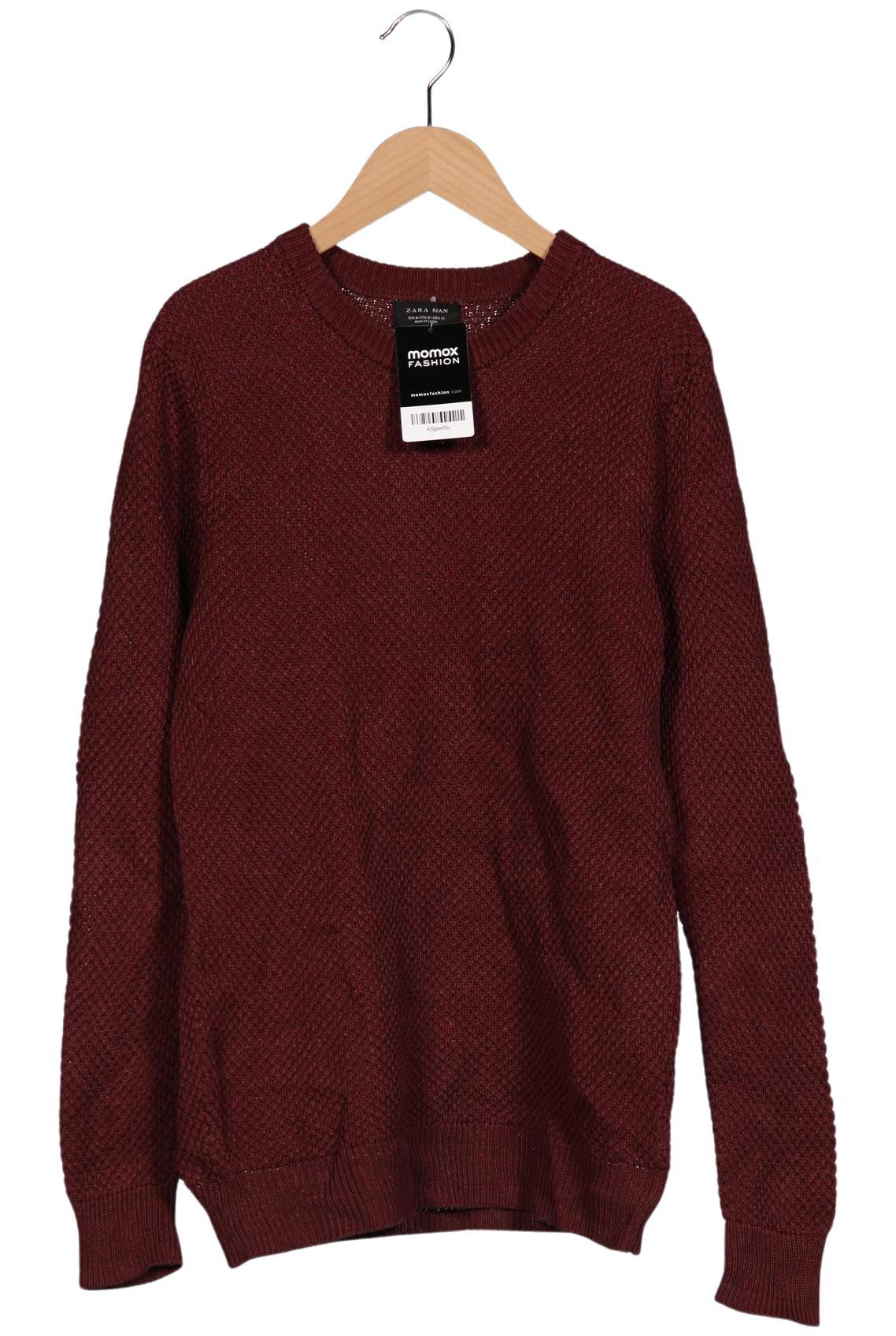 

Zara Herren Pullover, bordeaux, Gr. 48