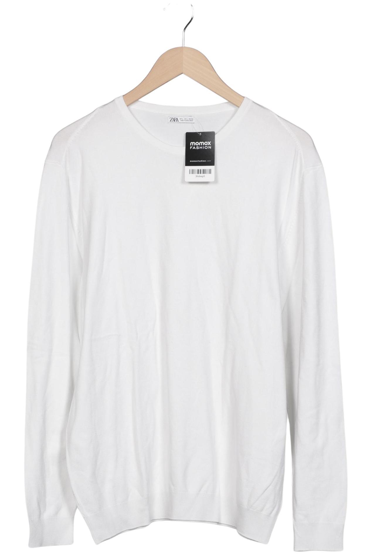 Thumbnail - Zara Herren Pullover, weiß, Gr. 52