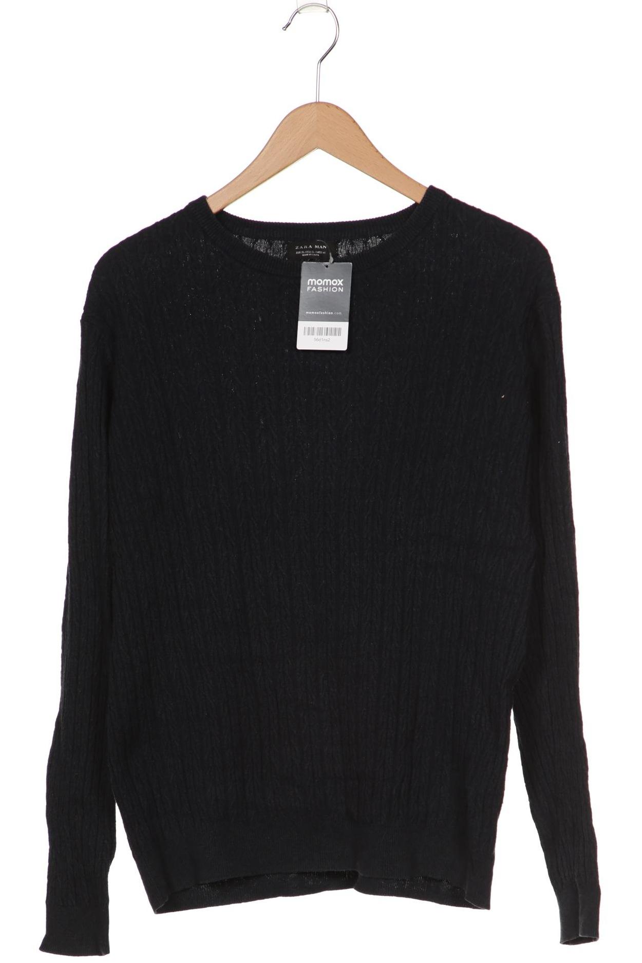 

ZARA Herren Pullover, marineblau