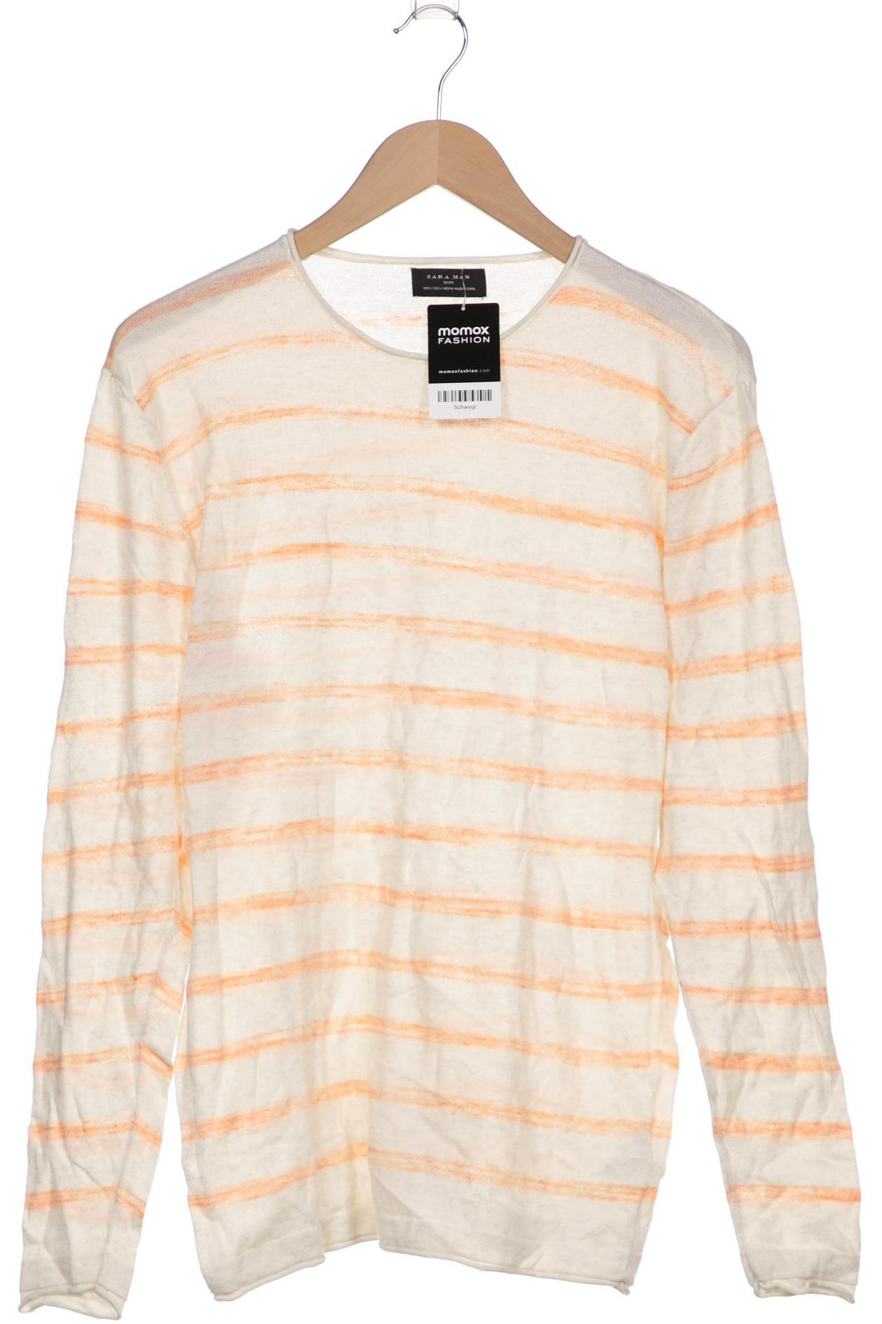 

ZARA Herren Pullover, cremeweiß
