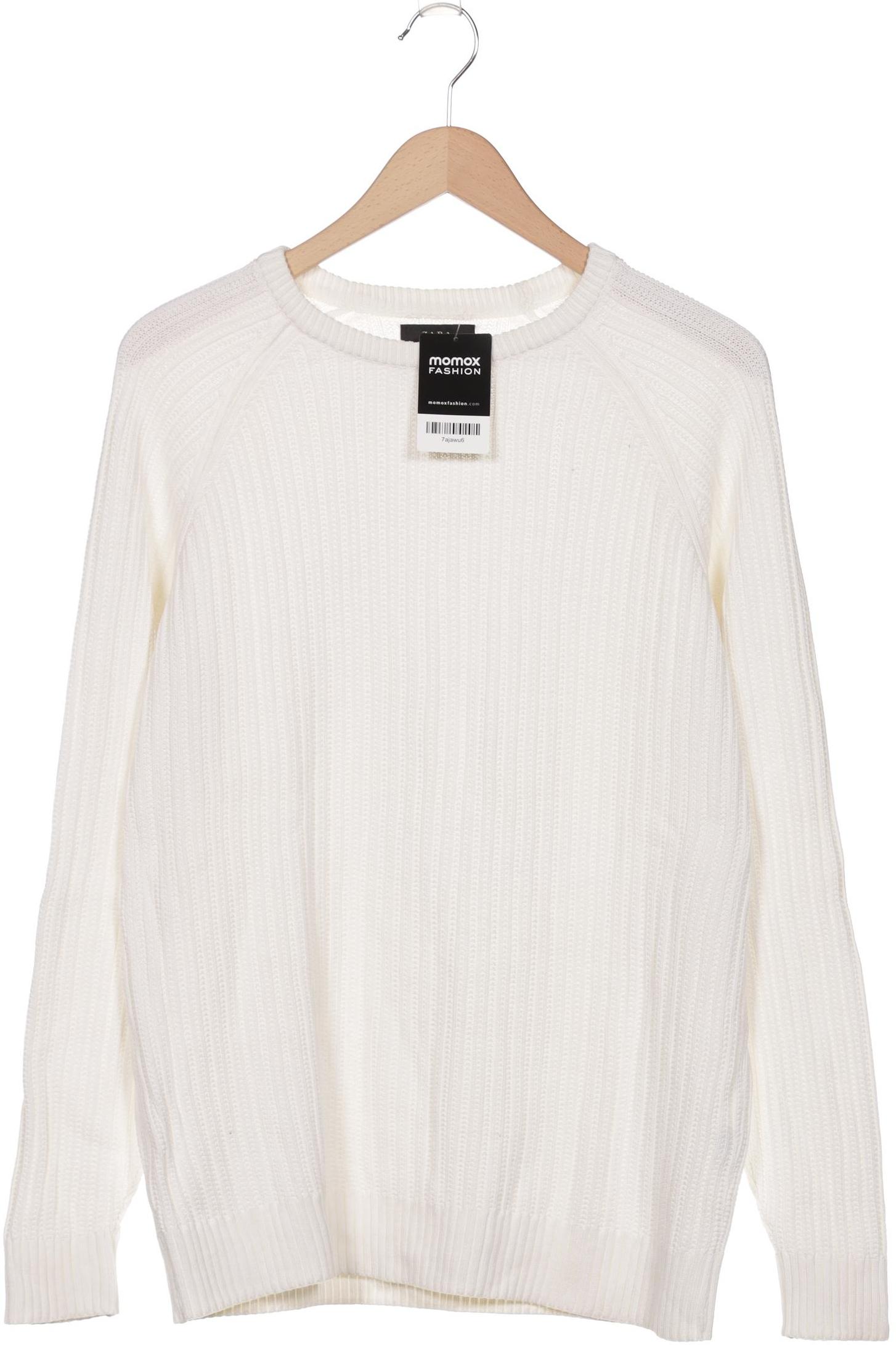 

Zara Herren Pullover, weiß, Gr. 48