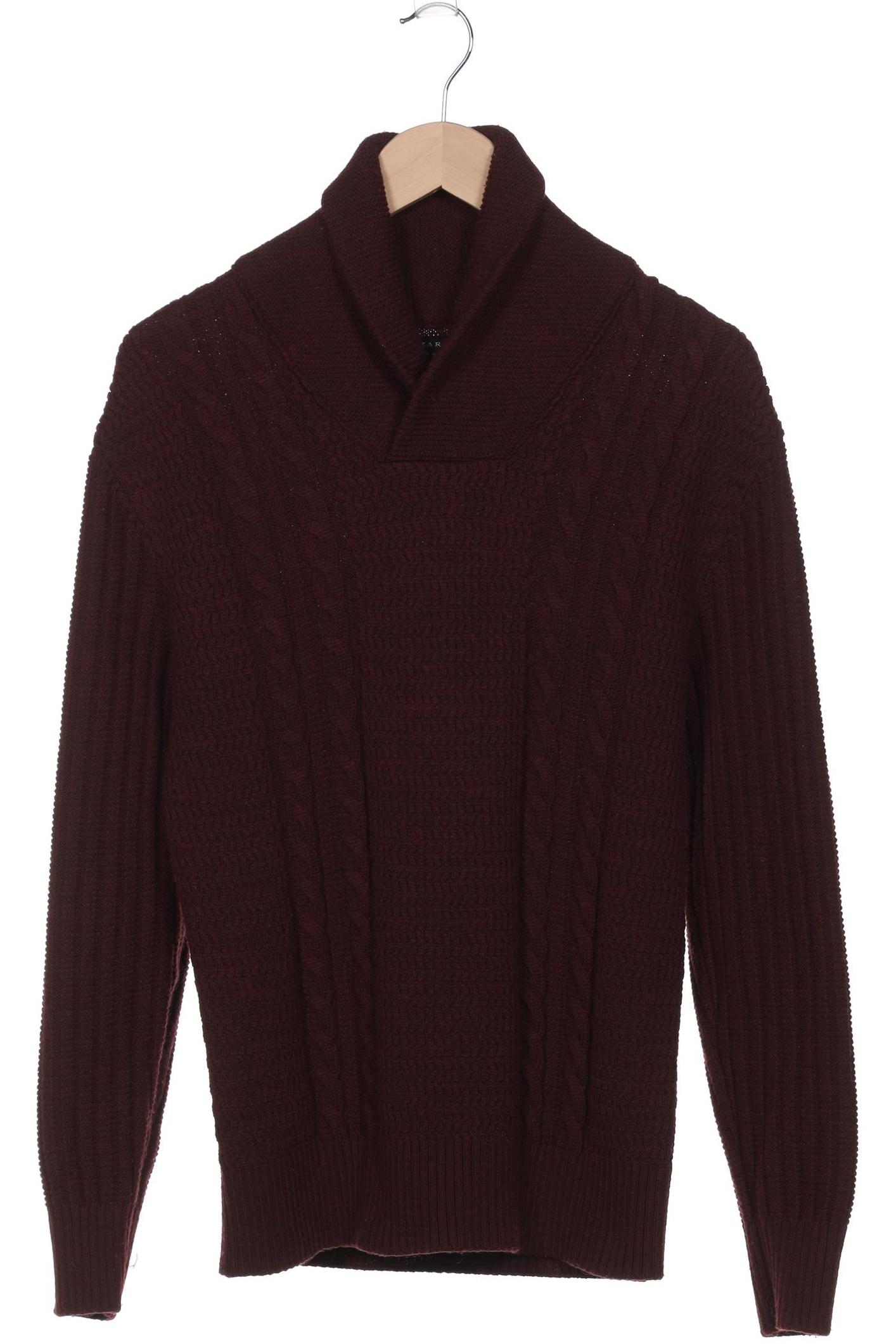 

Zara Herren Pullover, bordeaux, Gr. 48