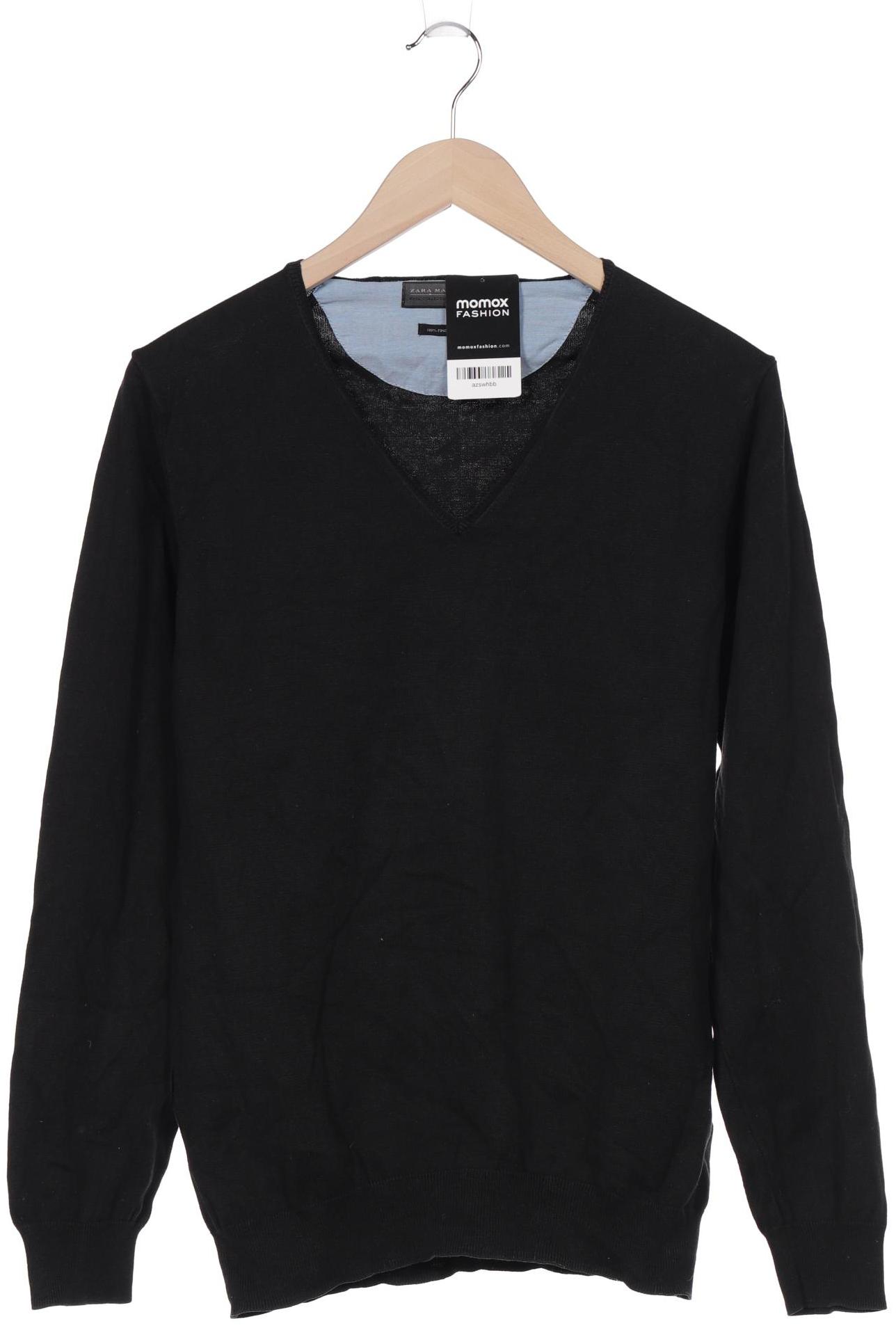 

ZARA Herren Pullover, schwarz