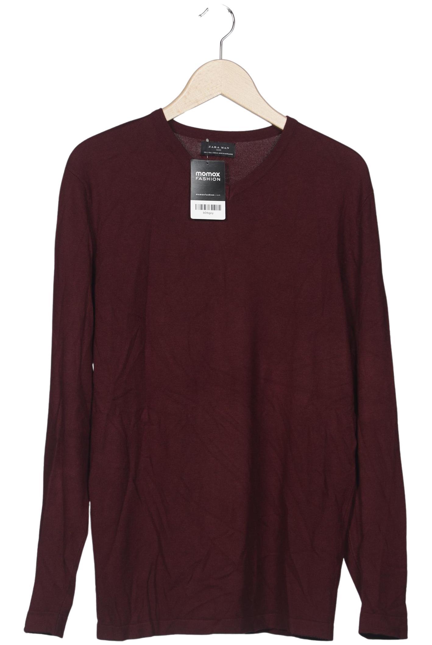 

Zara Herren Pullover, bordeaux, Gr. 52