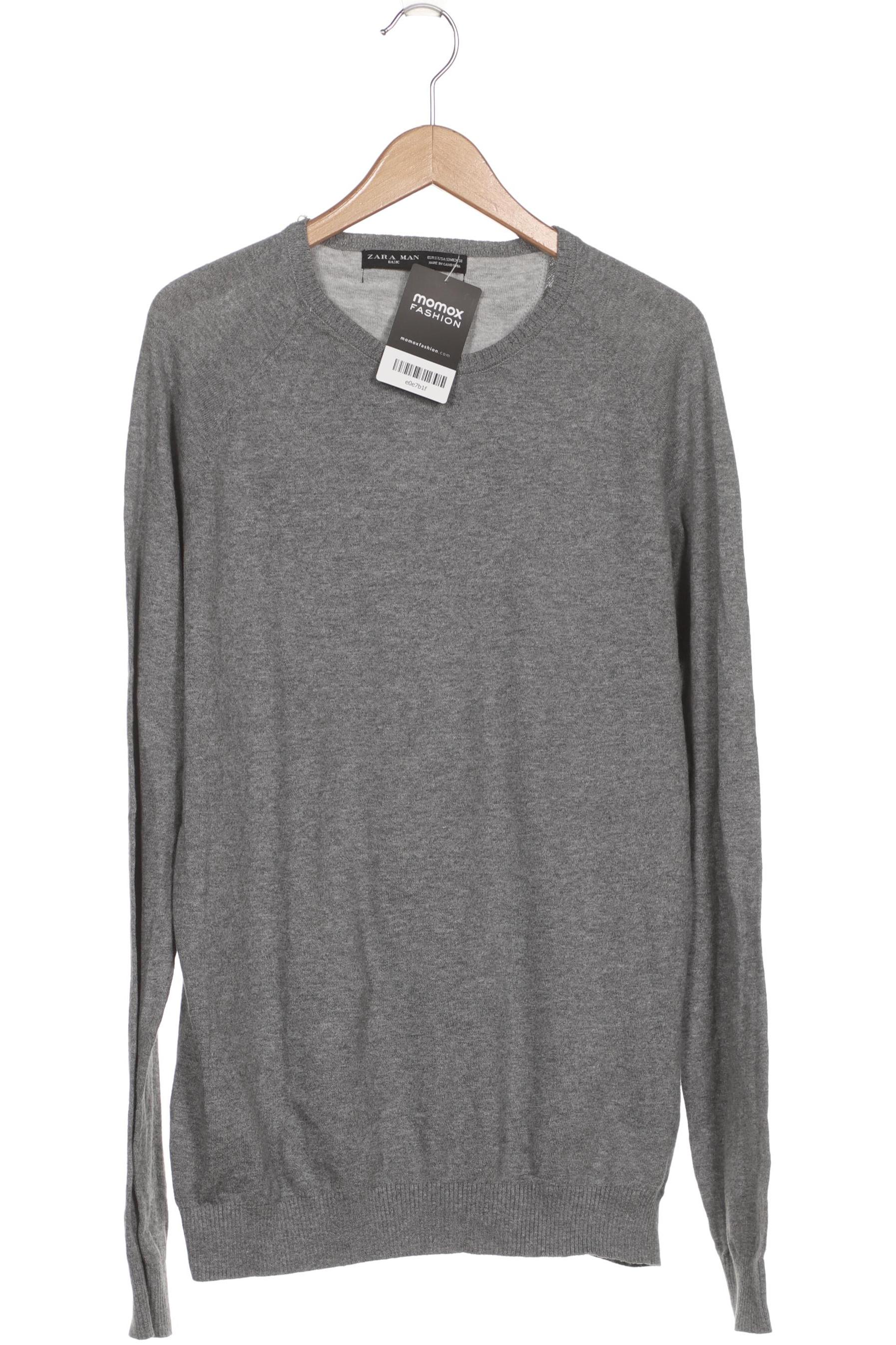 

ZARA Herren Pullover, grau